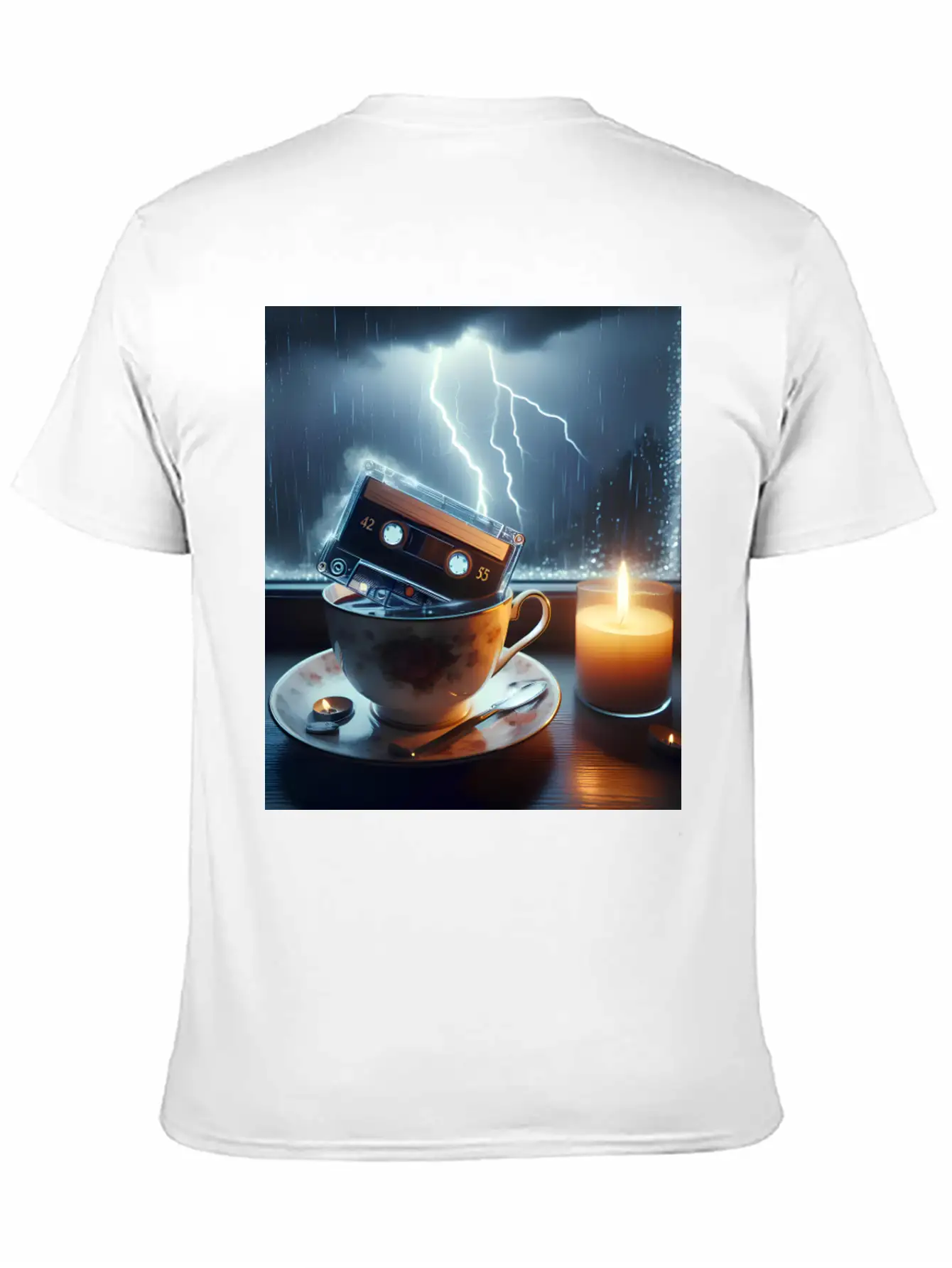 A Teacup In A Storm Unisex Short Sleeve Soft Cotton T-Shirt – Casual Everyday Wear