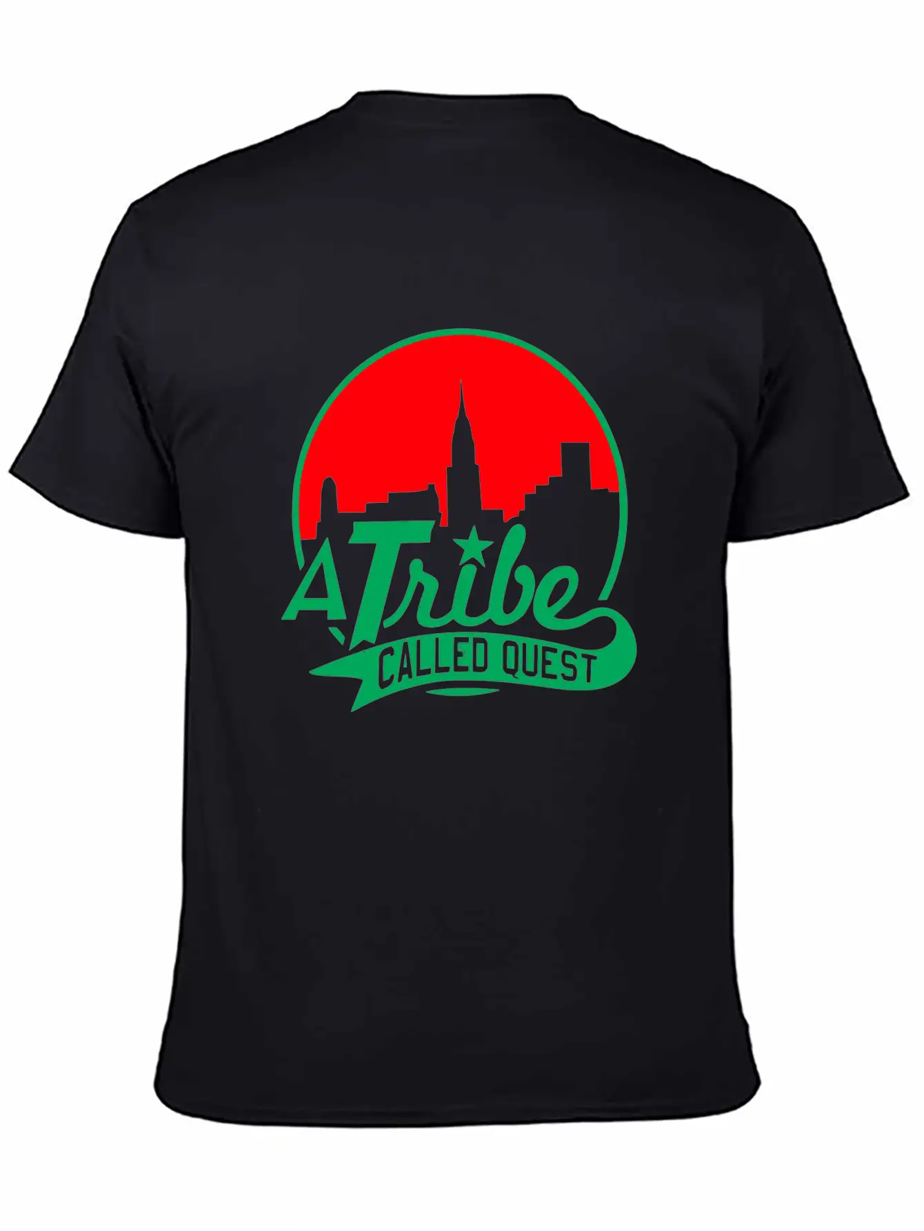 A_tribe_called_quest_green_red Essential Cotton Tee For Daily Outfits – Unisex Style