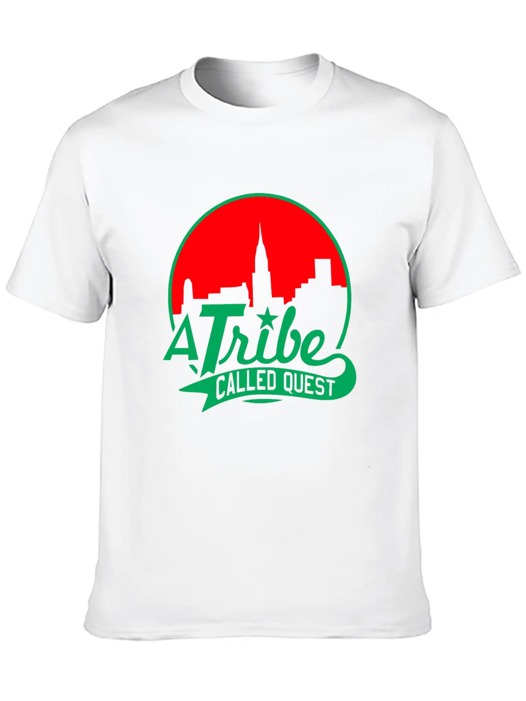 A_tribe_called_quest_green_red Essential Cotton Tee For Daily Outfits – Unisex Style