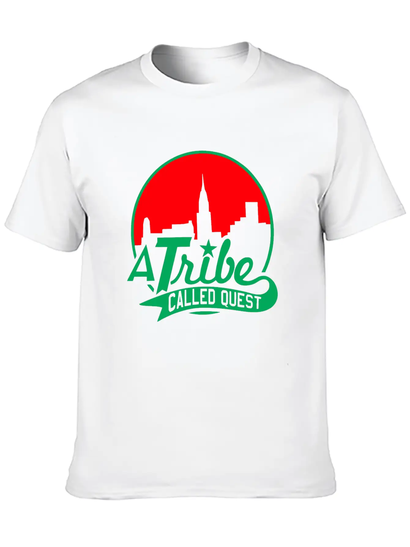 A_tribe_called_quest_green_red Essential Cotton Tee For Daily Outfits – Unisex Style