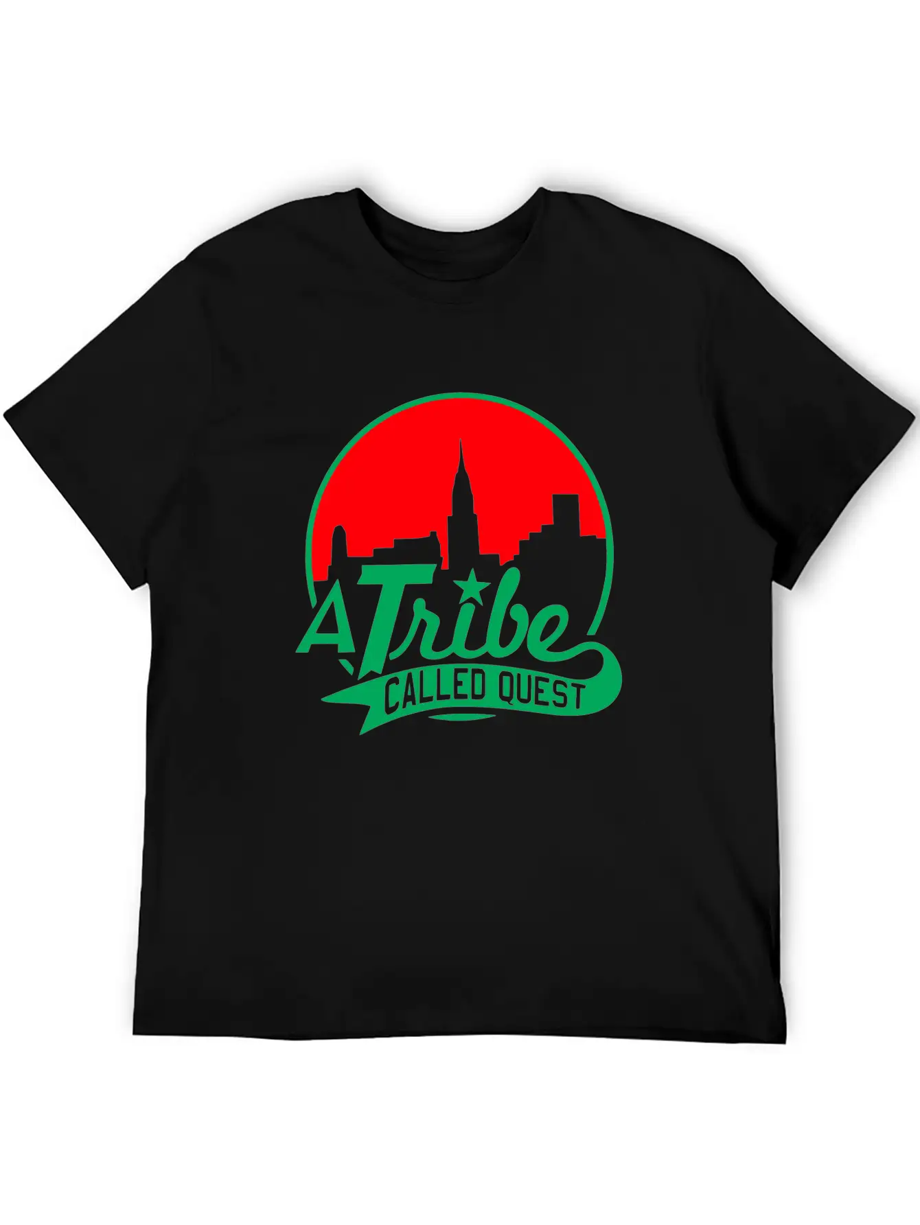 A_tribe_called_quest_green_red Essential Cotton Tee For Daily Outfits – Unisex Style