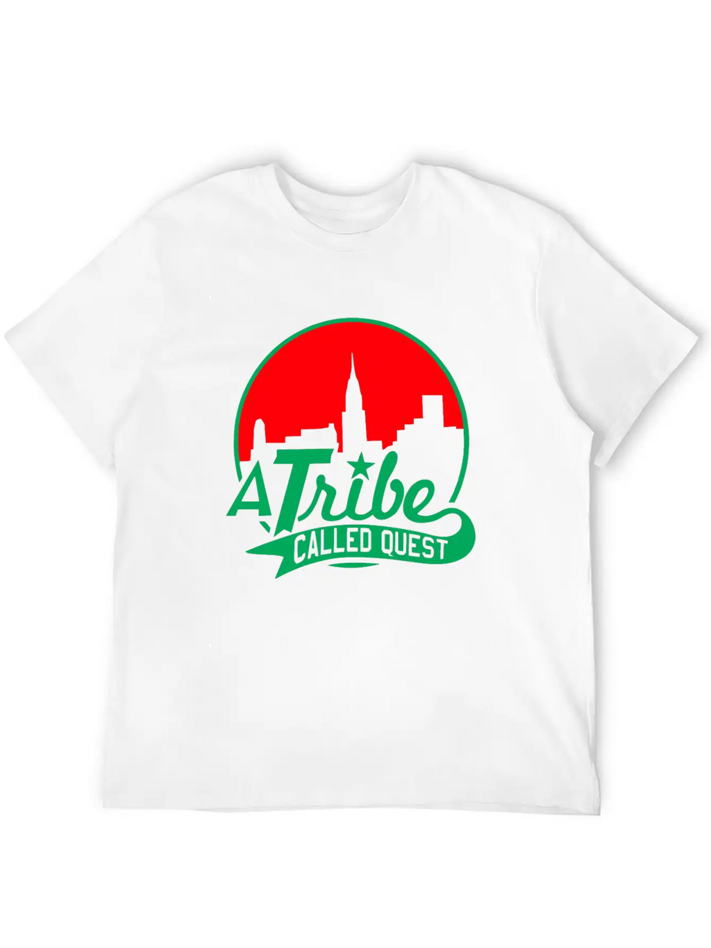 A_tribe_called_quest_green_red Essential Cotton Tee For Daily Outfits – Unisex Style