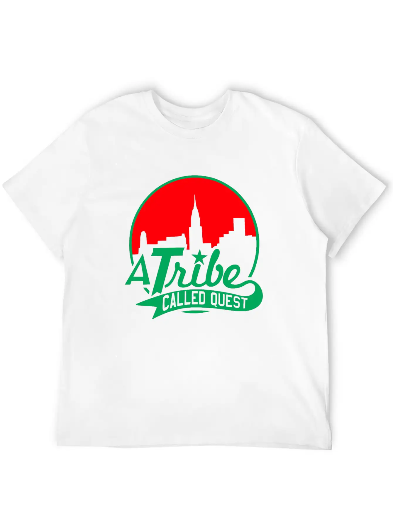 A_tribe_called_quest_green_red Essential Cotton Tee For Daily Outfits – Unisex Style