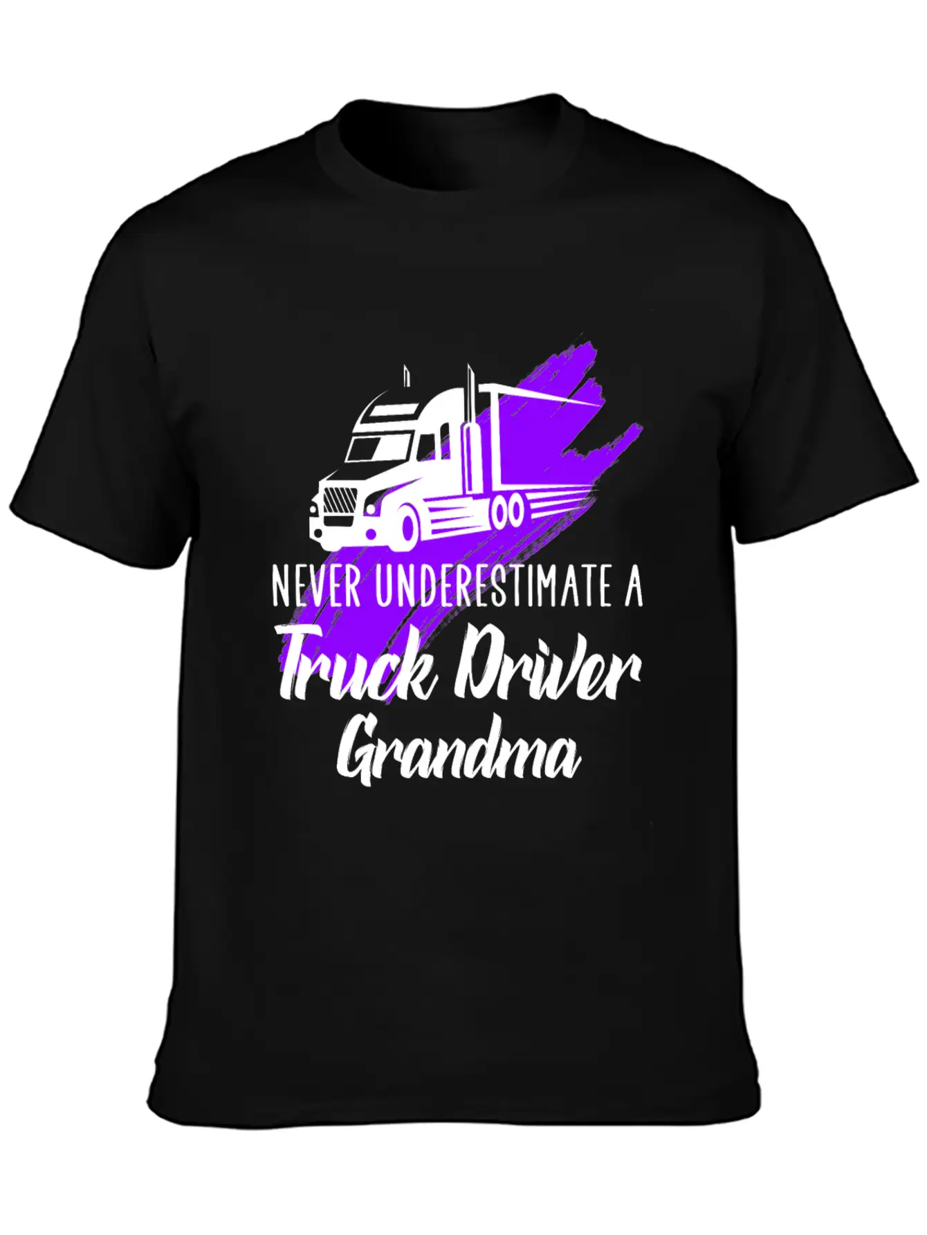 A Truck Driver Grandma Unisex Casual T-Shirt – Clean Design For Daily Comfort