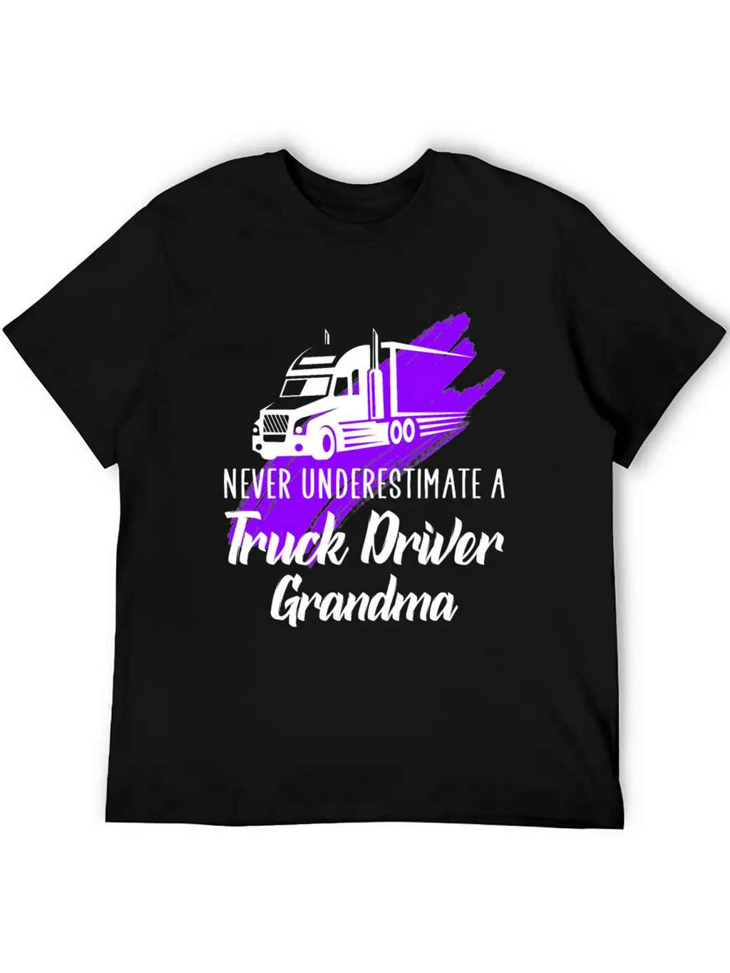 A Truck Driver Grandma Unisex Casual T-Shirt – Clean Design For Daily Comfort