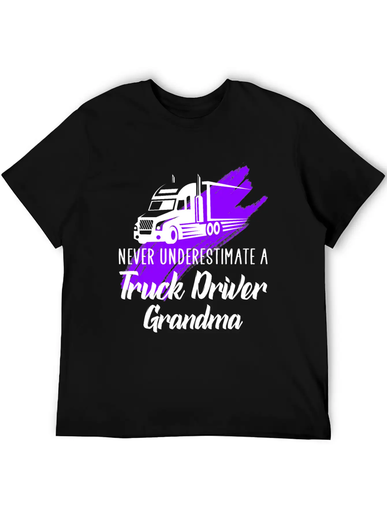 A Truck Driver Grandma Unisex Casual T-Shirt – Clean Design For Daily Comfort