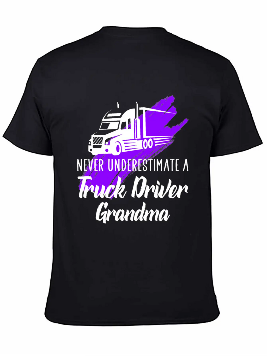 A Truck Driver Grandma Unisex Casual T-Shirt – Clean Design For Daily Comfort