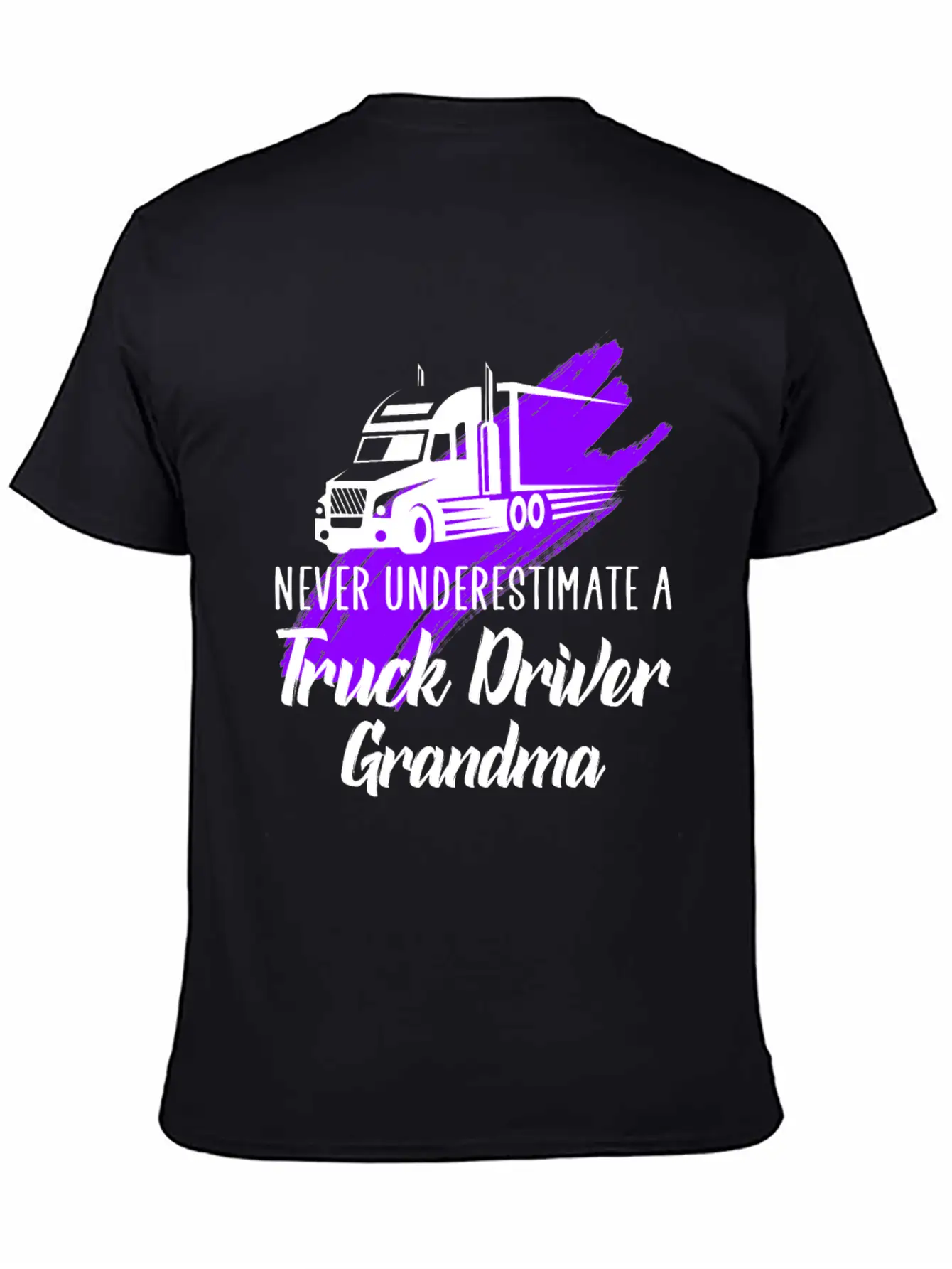 A Truck Driver Grandma Unisex Casual T-Shirt – Clean Design For Daily Comfort