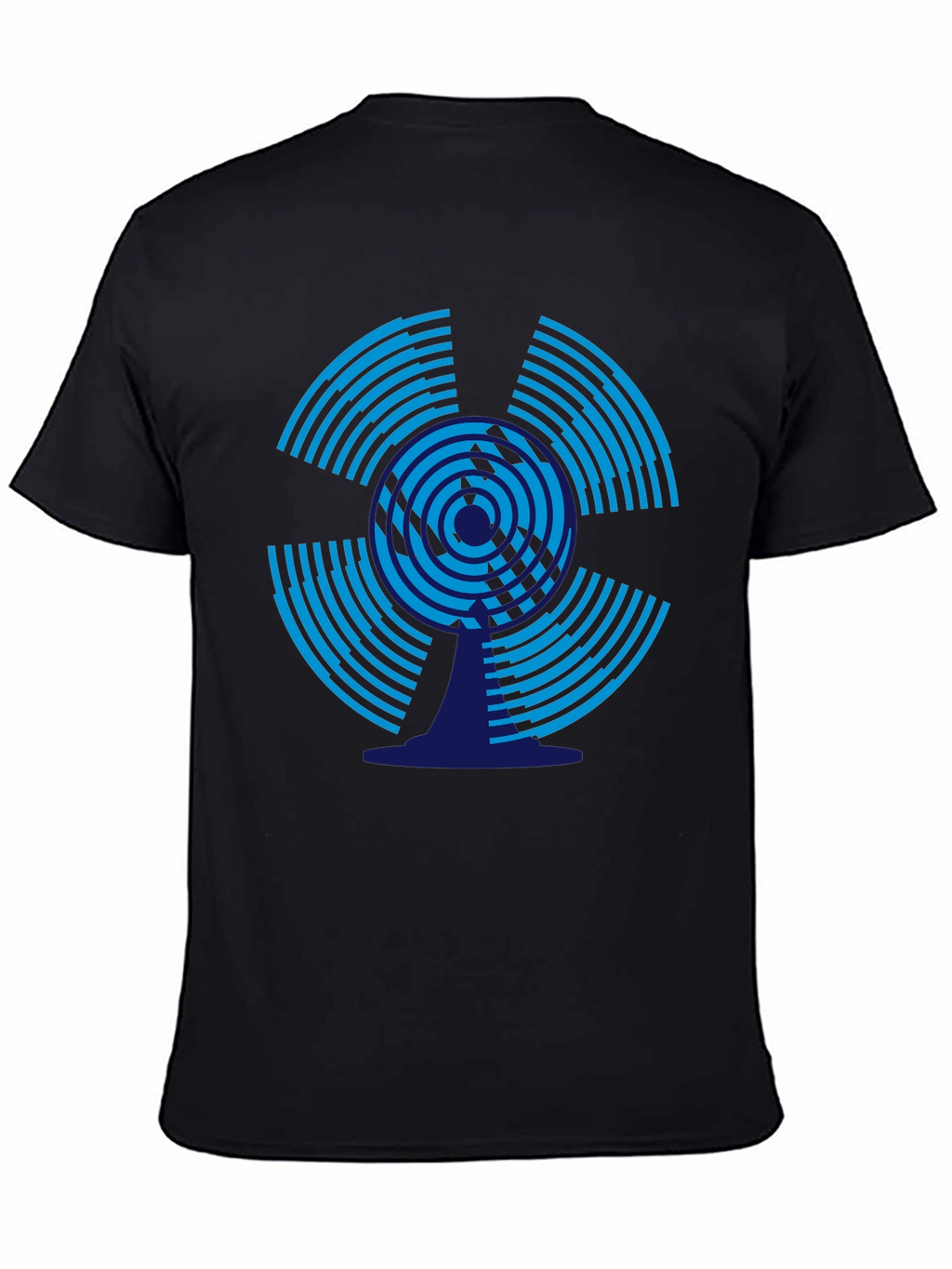 Abstract Graphic Tee - Modern Black T-Shirt