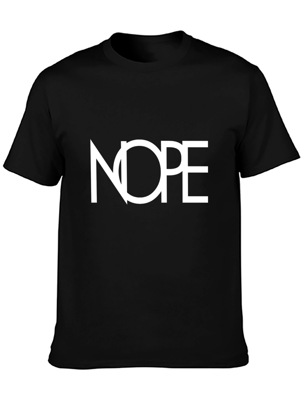 Nope Graphic T-Shirt - Mens Black Tee