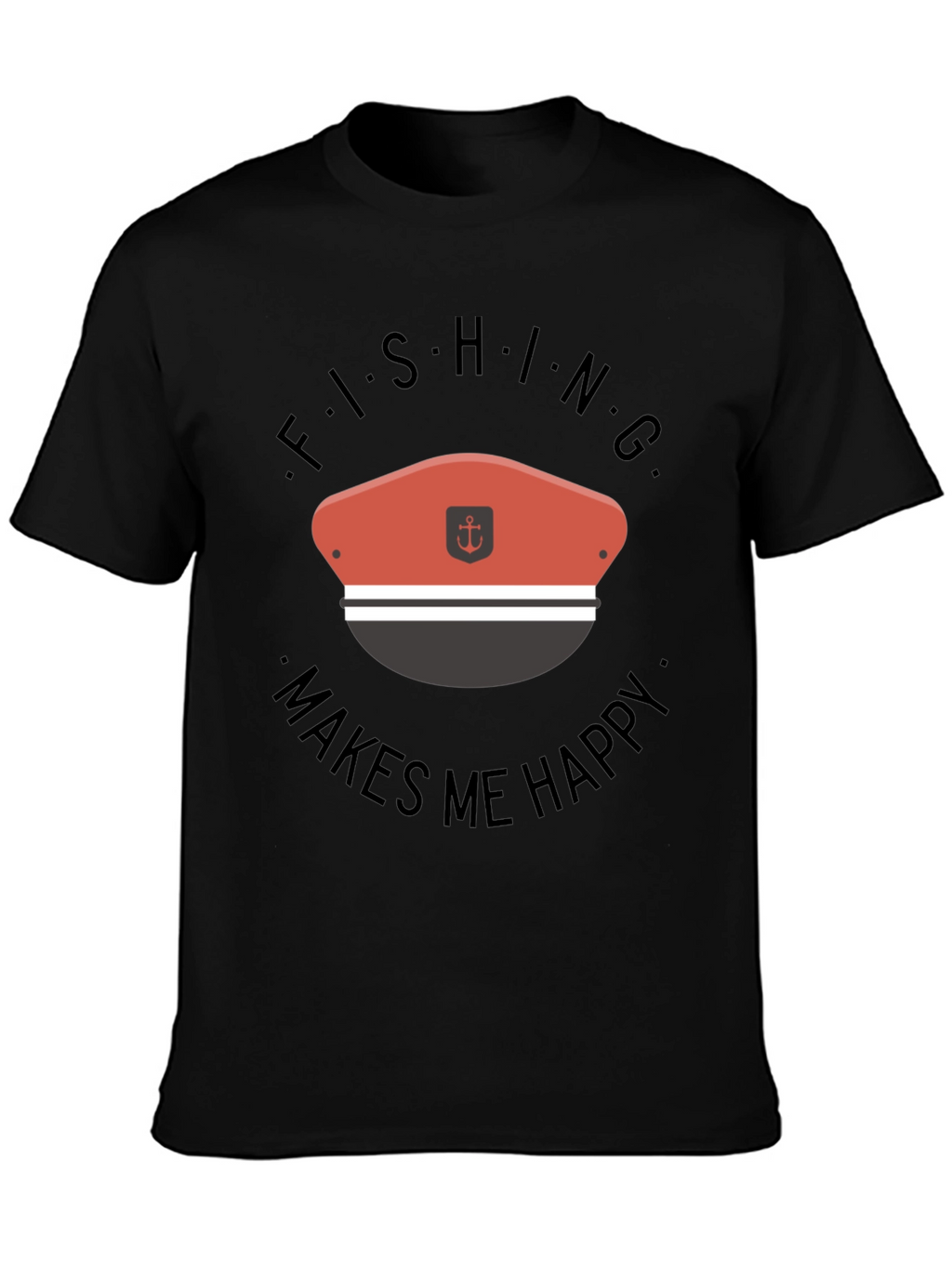 Fishing Makes Me Happy T-Shirt