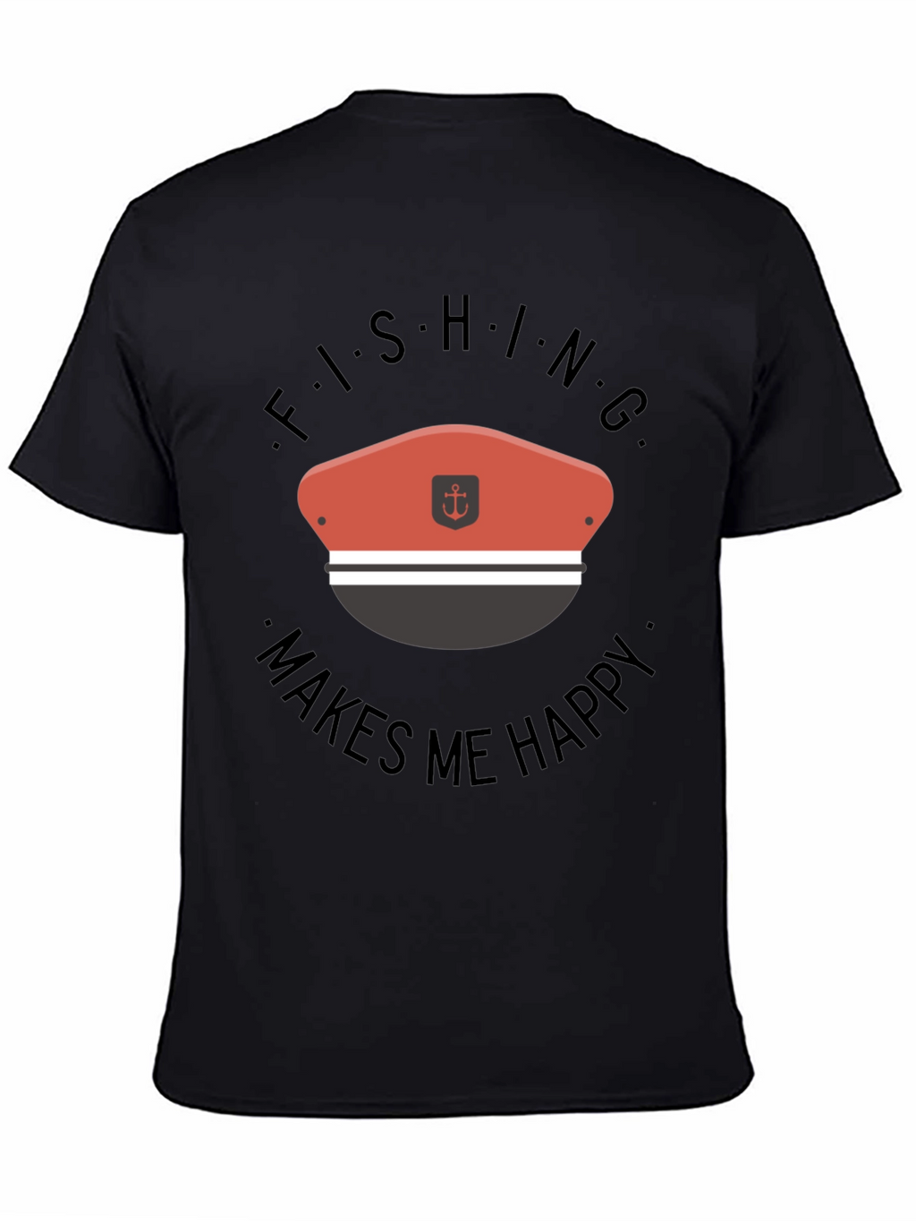 Fishing Makes Me Happy T-Shirt
