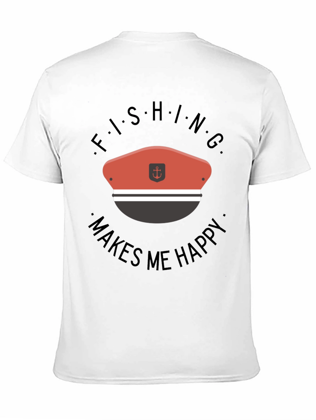 Fishing Makes Me Happy T-Shirt