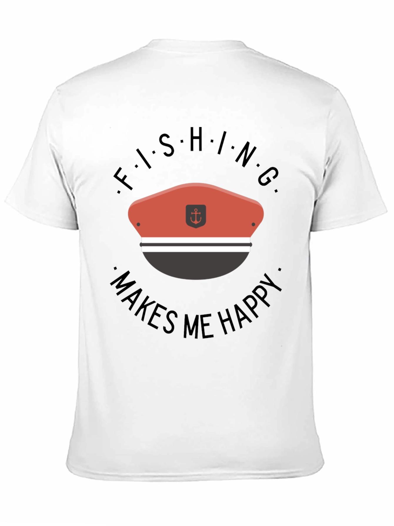 Fishing Makes Me Happy T-Shirt
