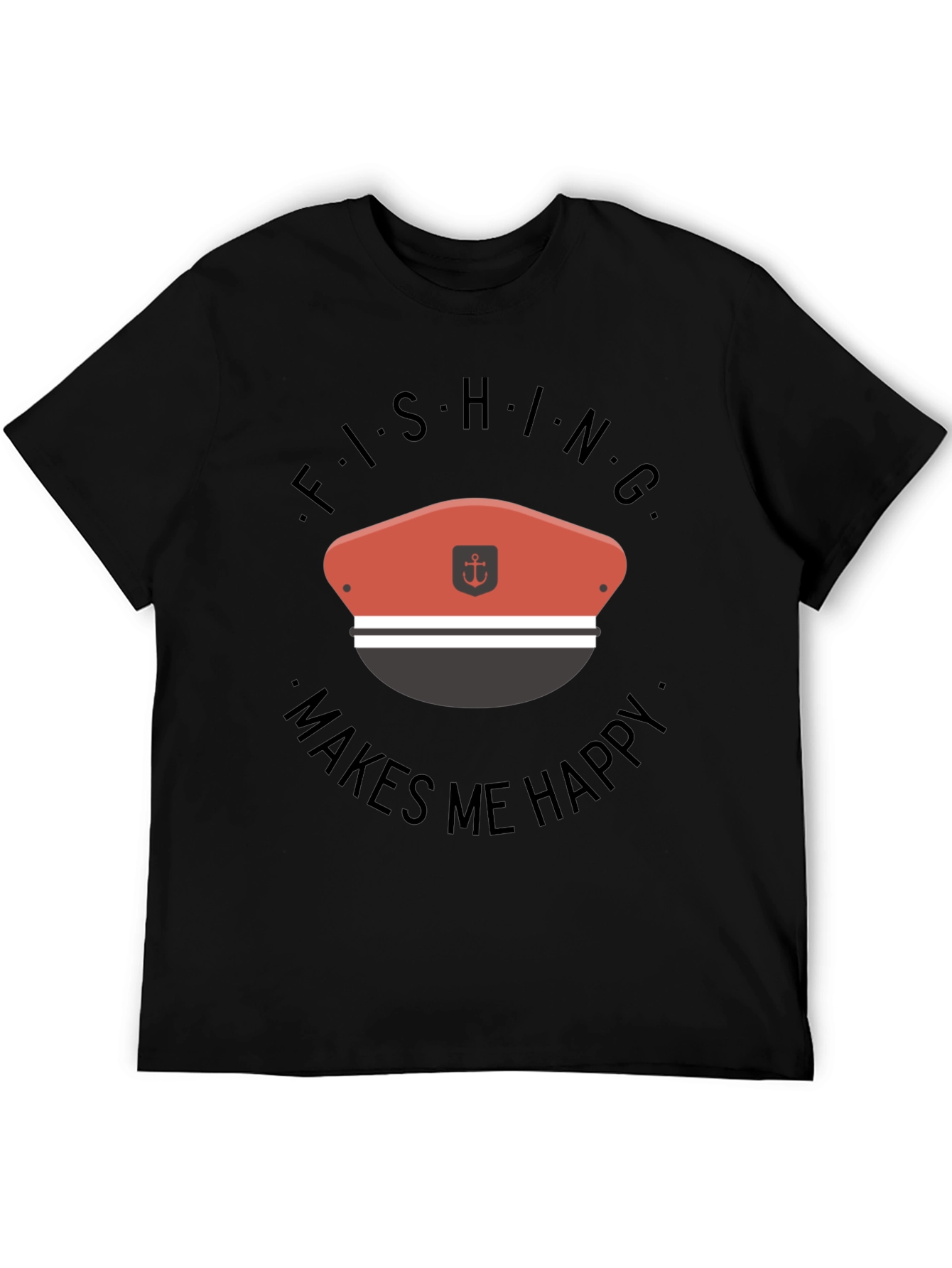 Fishing Makes Me Happy T-Shirt