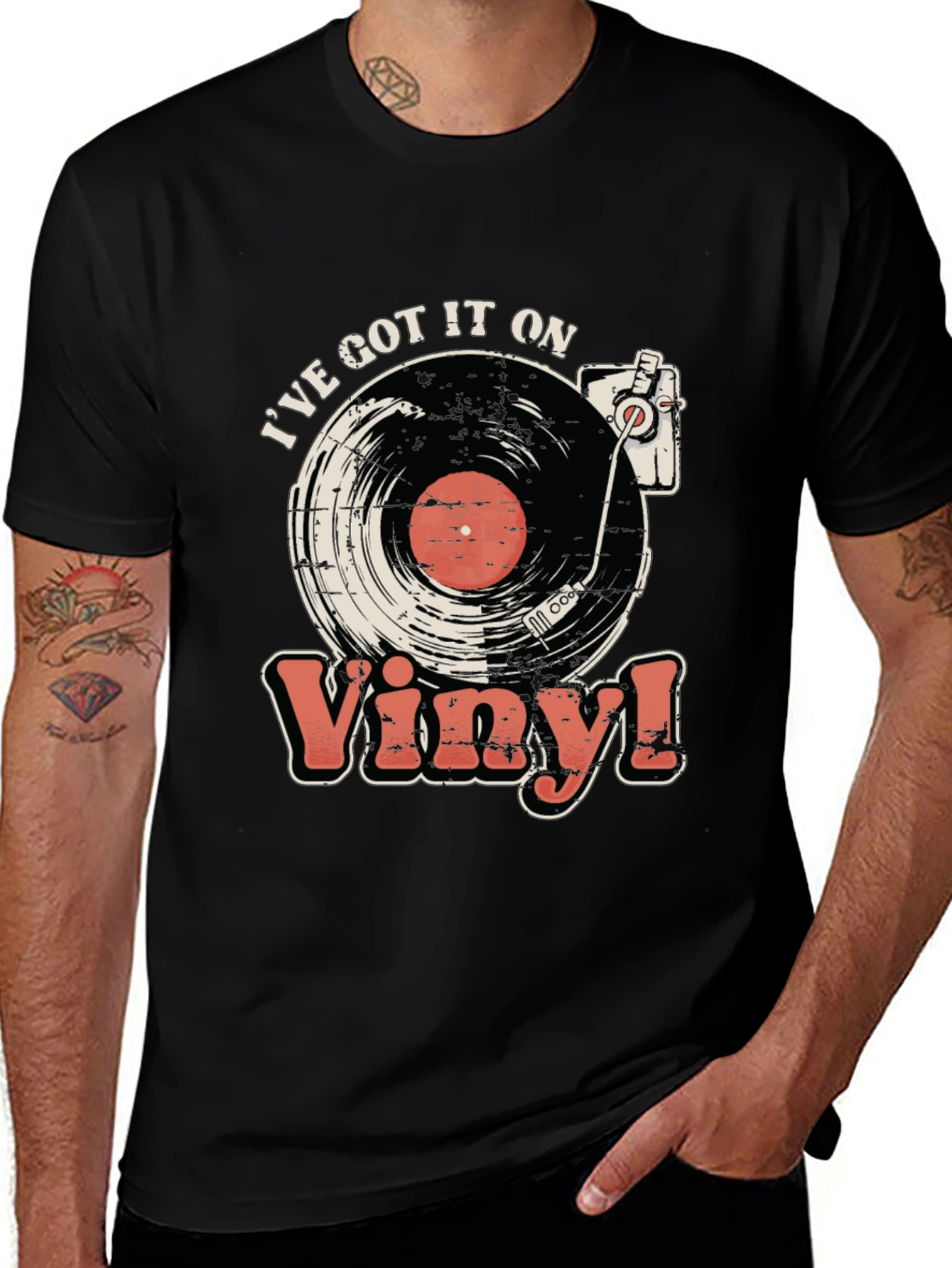 Ive Got It On Vinyl Black T-Shirt