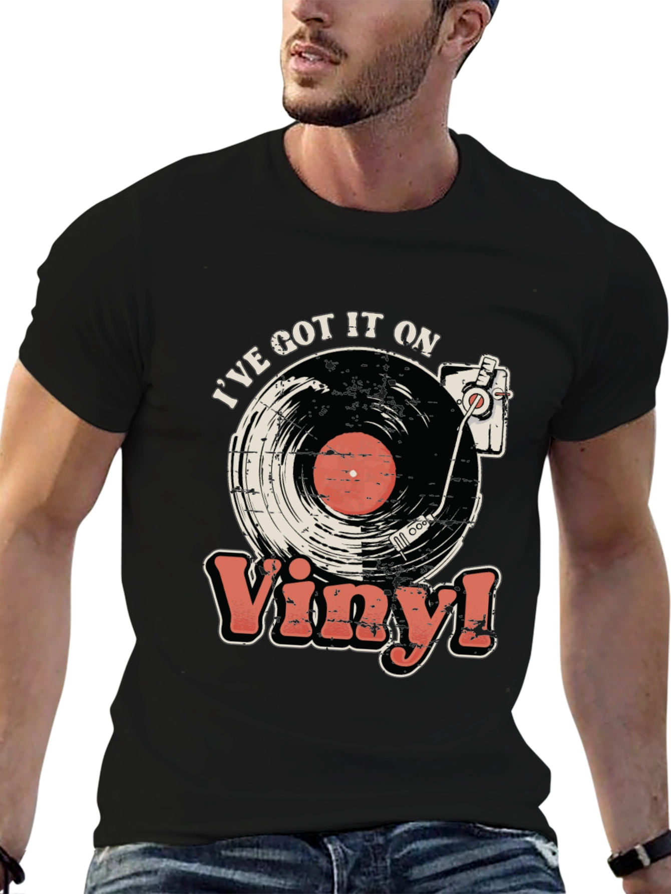 Ive Got It On Vinyl Black T-Shirt