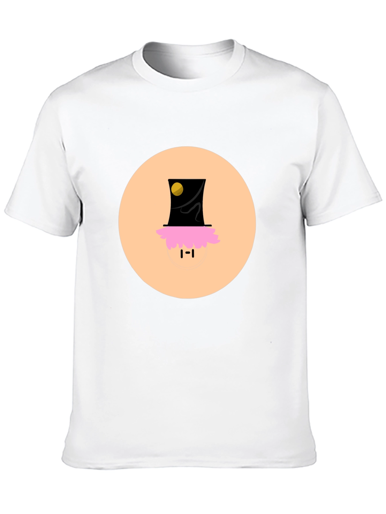 Funky Top Hat Tee - Unique Graphic Print T-Shirt