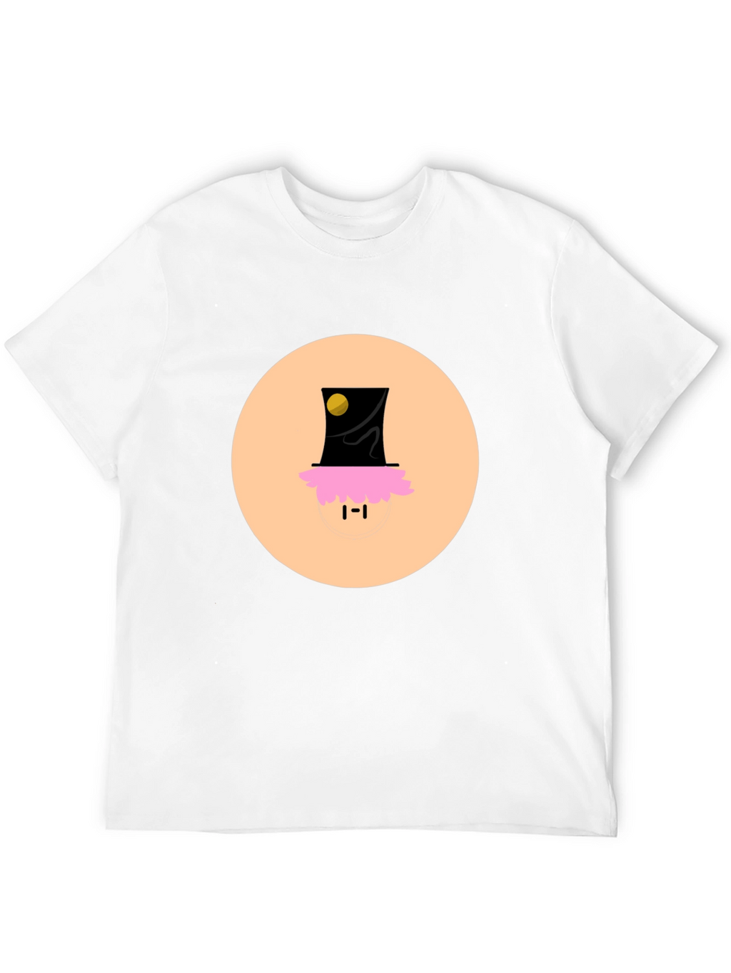 Funky Top Hat Tee - Unique Graphic Print T-Shirt