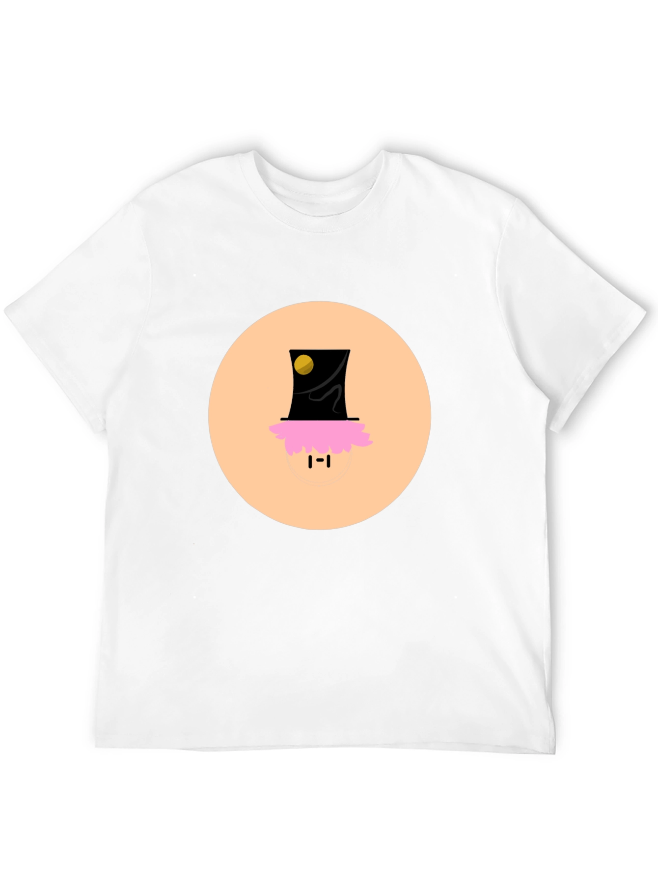 Funky Top Hat Tee - Unique Graphic Print T-Shirt
