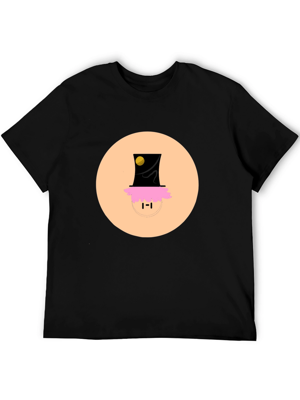 Funky Top Hat Tee - Unique Graphic Print T-Shirt
