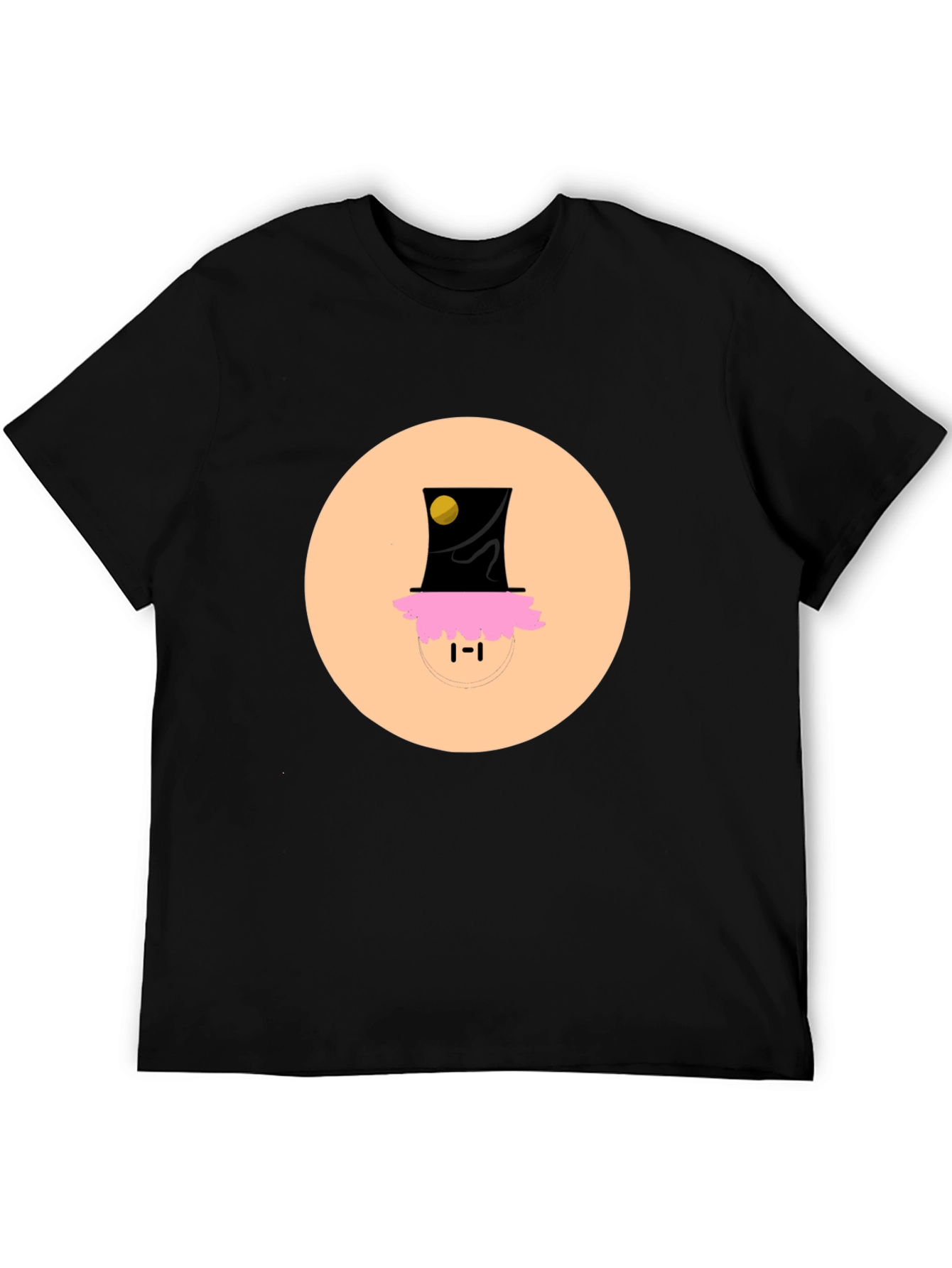 Funky Top Hat Tee - Unique Graphic Print T-Shirt
