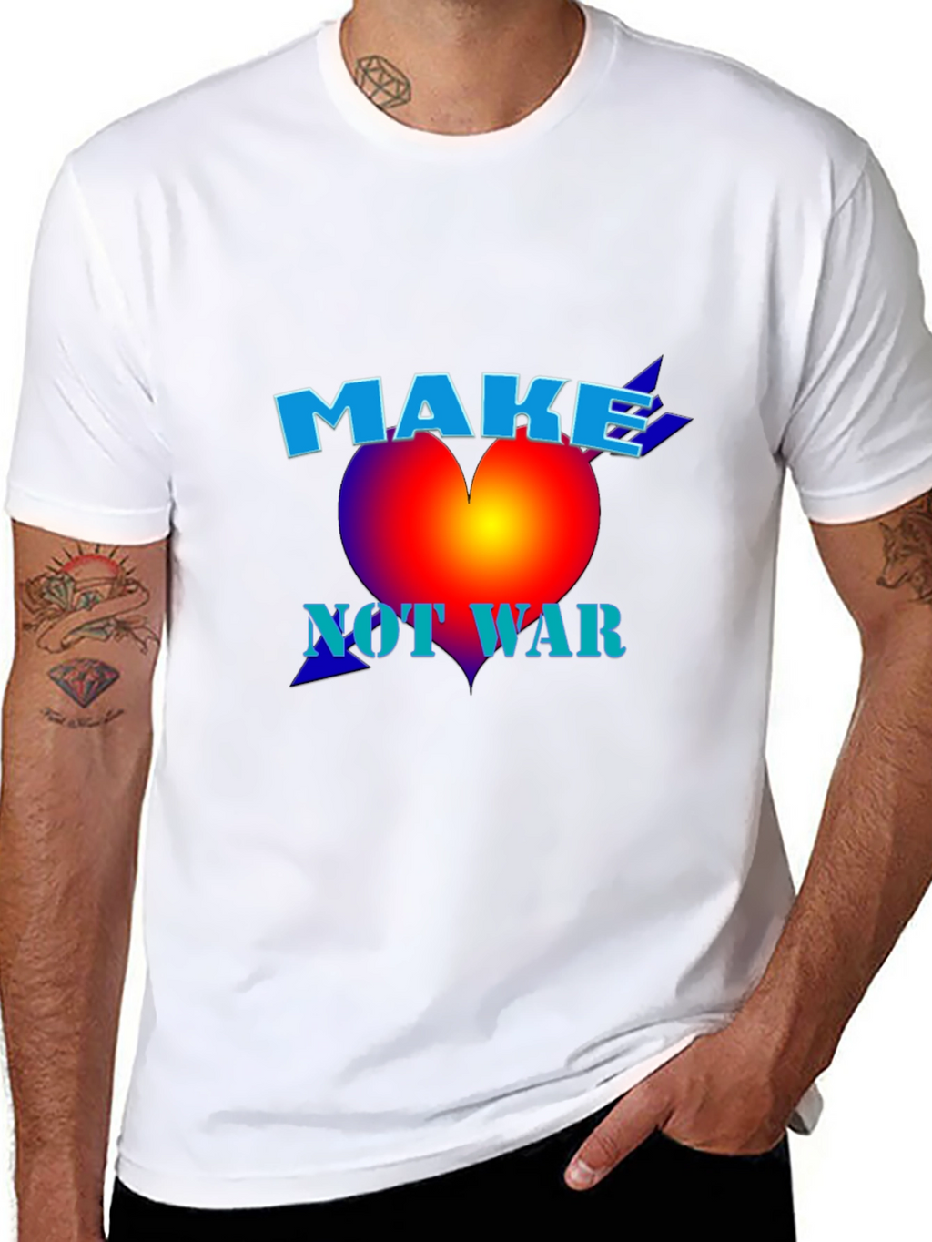 Make Not War Graphic T-Shirt