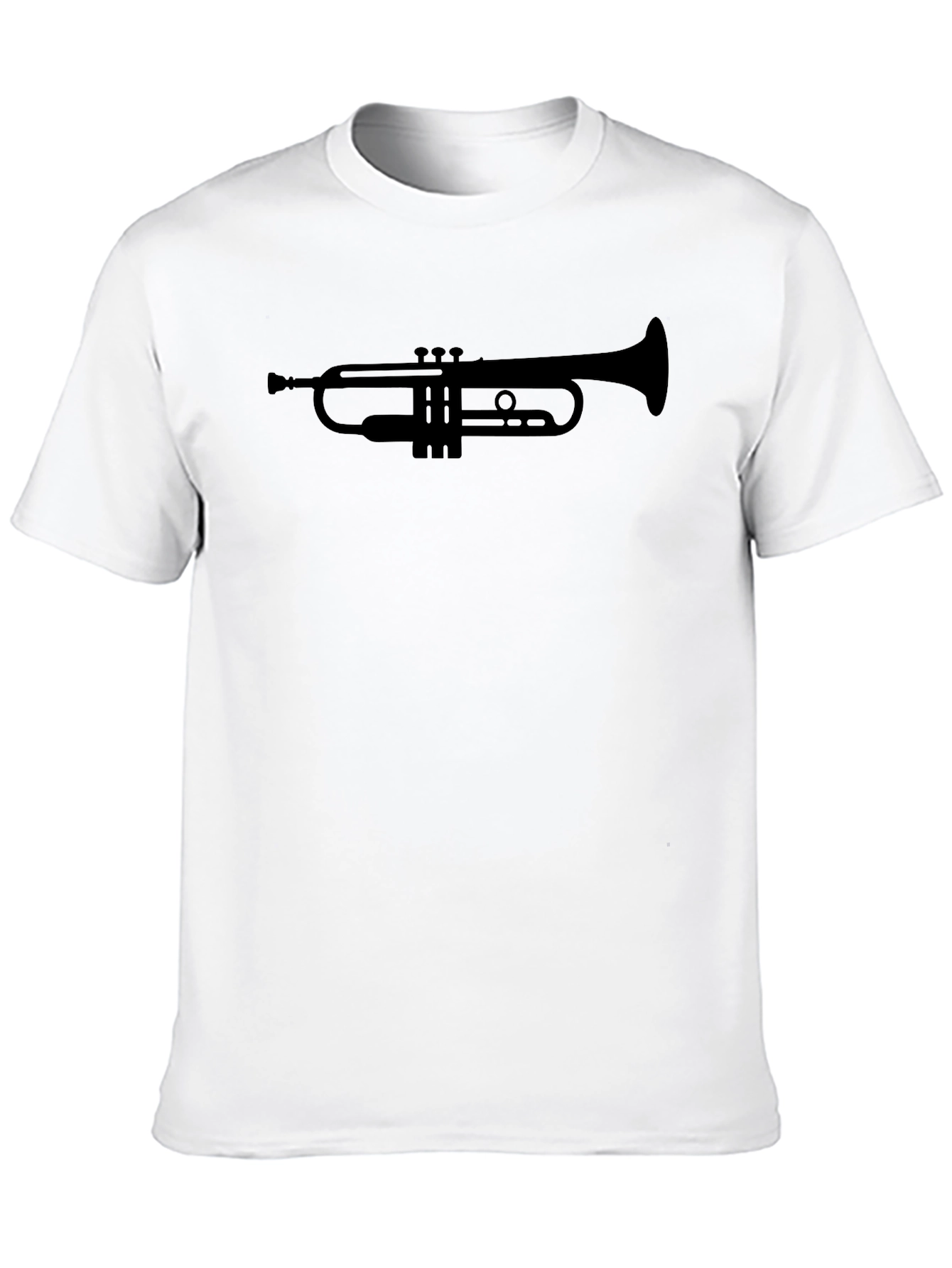 Trumpet Graphic Tee - Musical Instrument Shirt