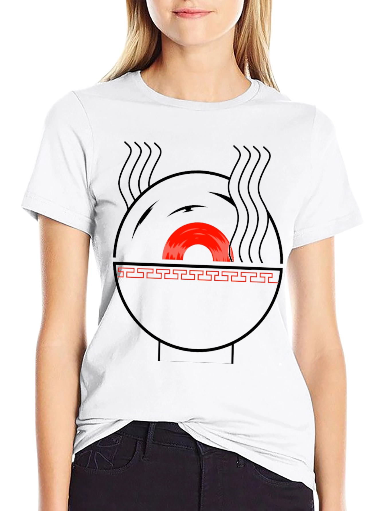 Ramen Record Player T-Shirt - Unique Music Lover Tee