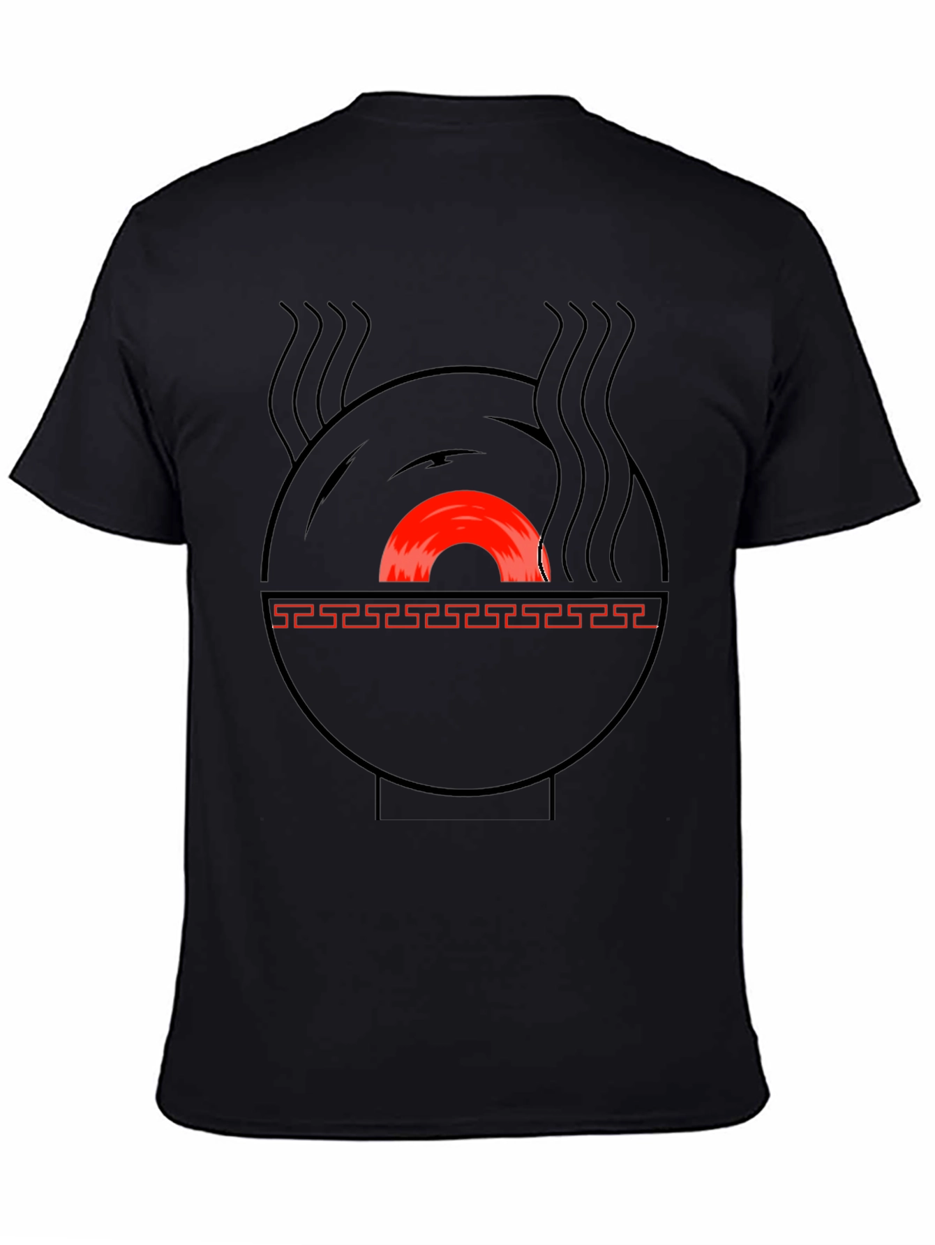 Ramen Record Player T-Shirt - Unique Music Lover Tee