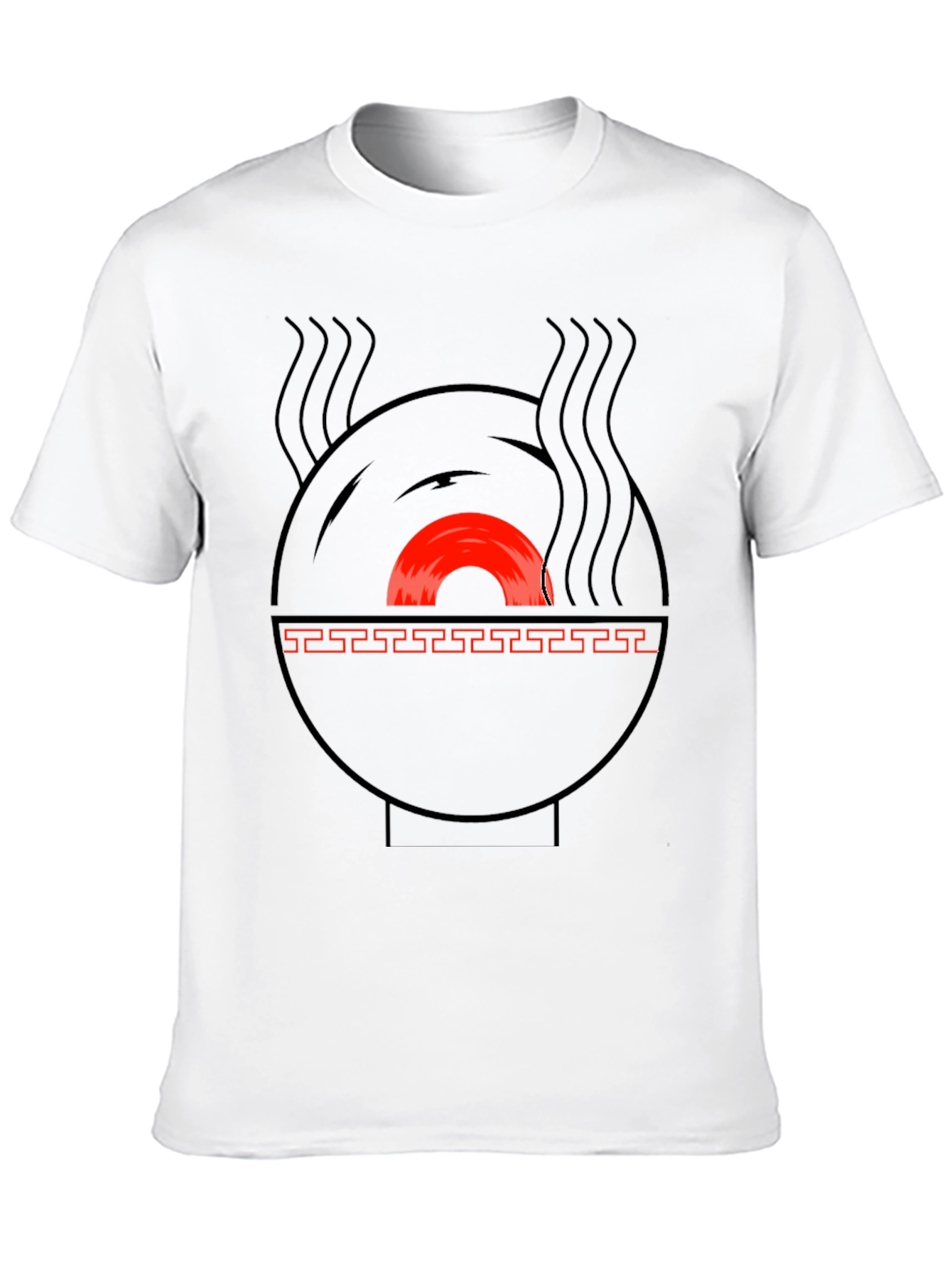 Ramen Record Player T-Shirt - Unique Music Lover Tee