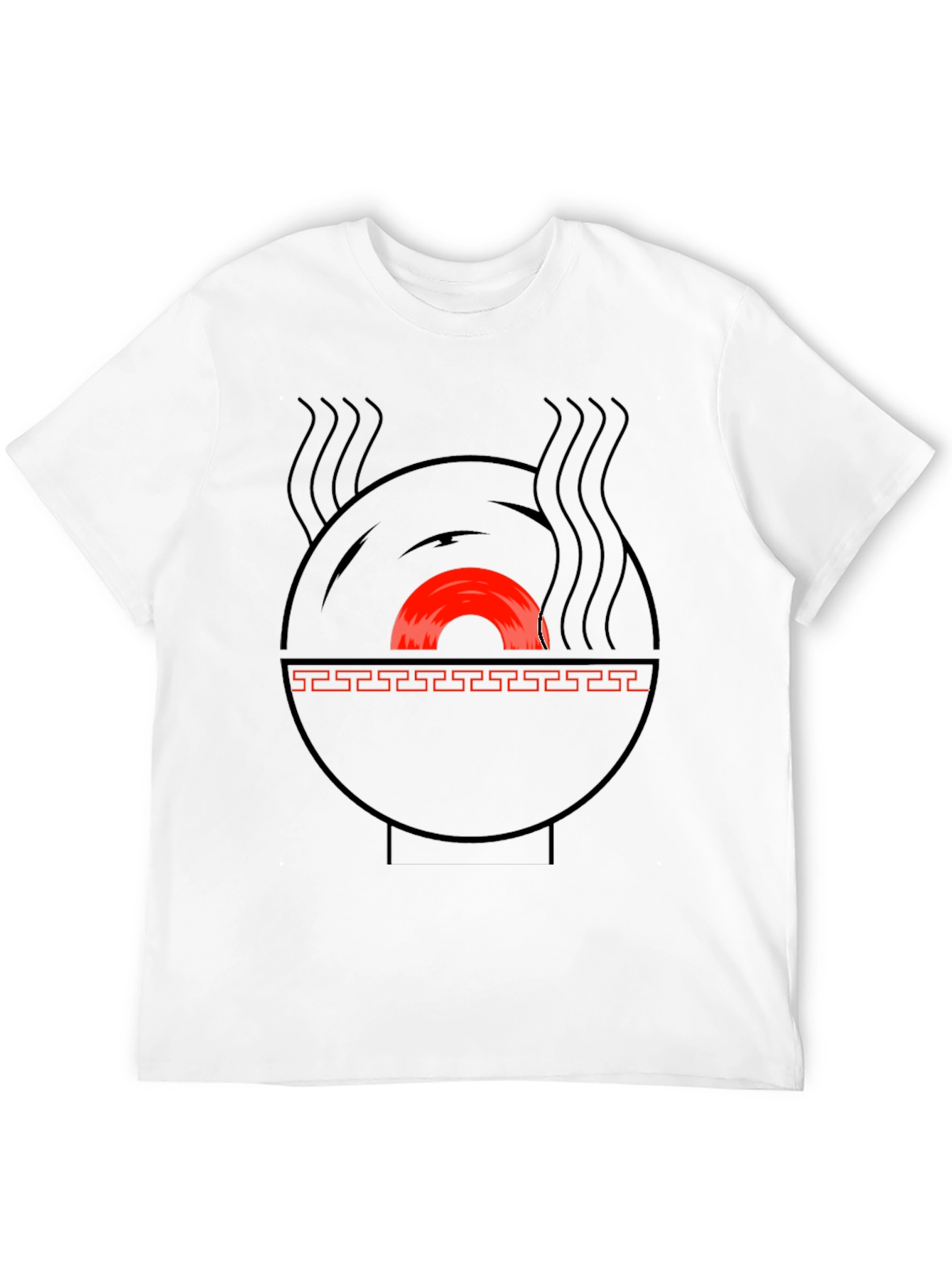 Ramen Record Player T-Shirt - Unique Music Lover Tee