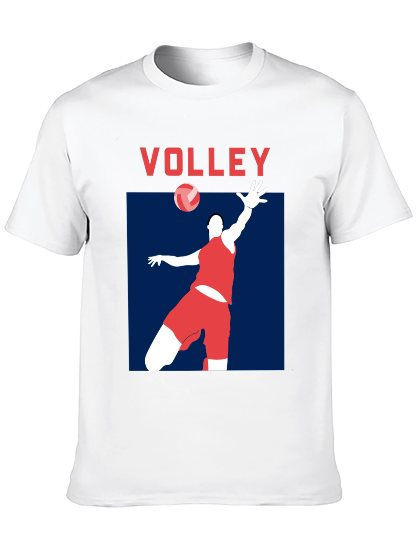Volley Graphic Tee - Sporty Black T-Shirt