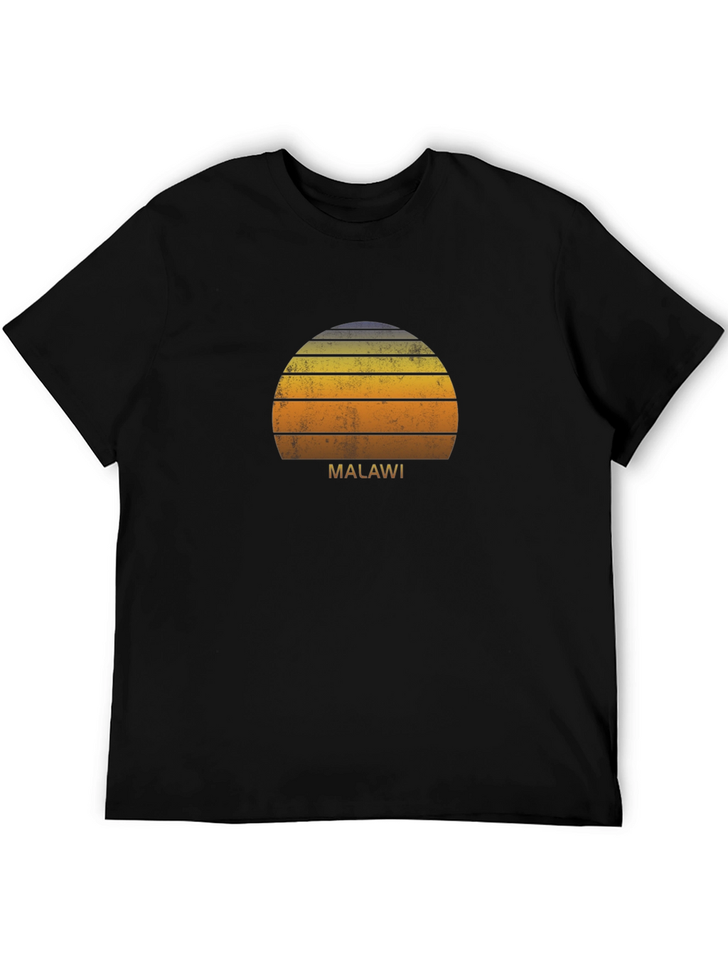 Malawi Retro Sunset T-Shirt | Stylish & Comfortable