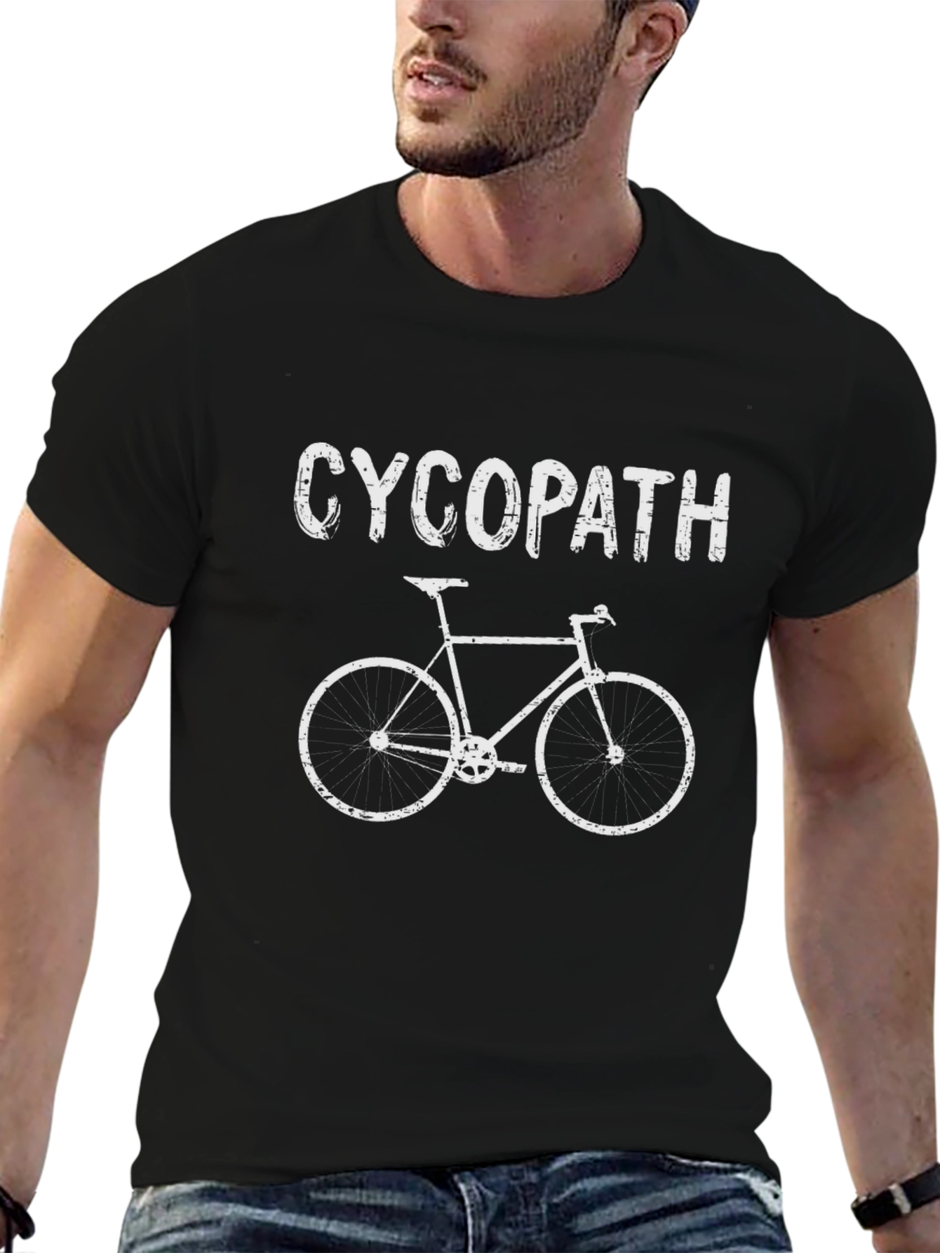 Cycopath T-Shirt - Funny Cycling Bike Humor