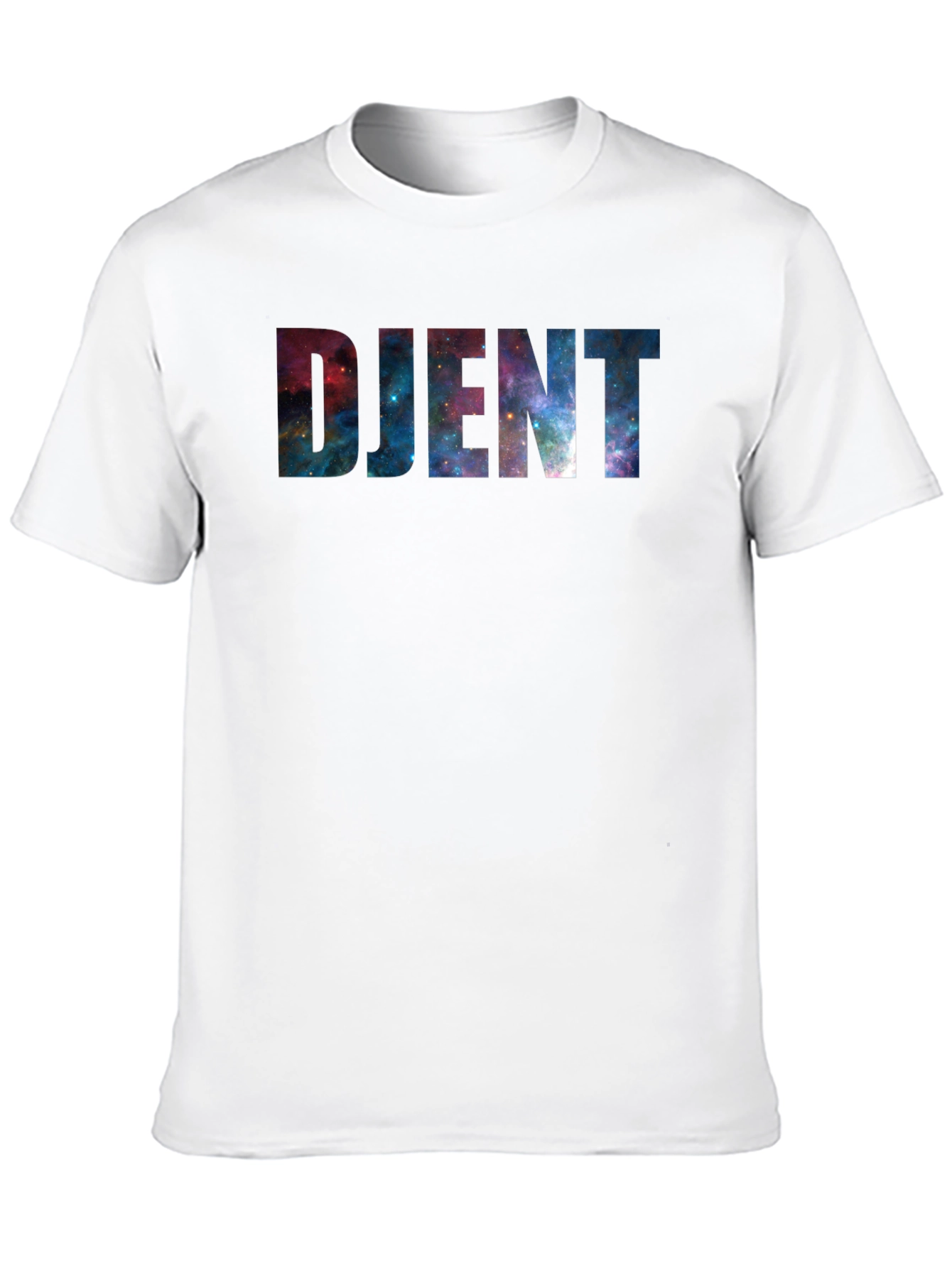 Djent Galaxy Print Black T-Shirt