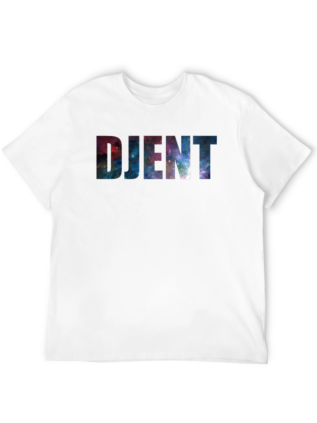 Djent Galaxy Print Black T-Shirt