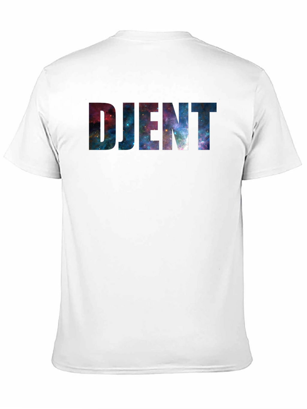 Djent Galaxy Print Black T-Shirt