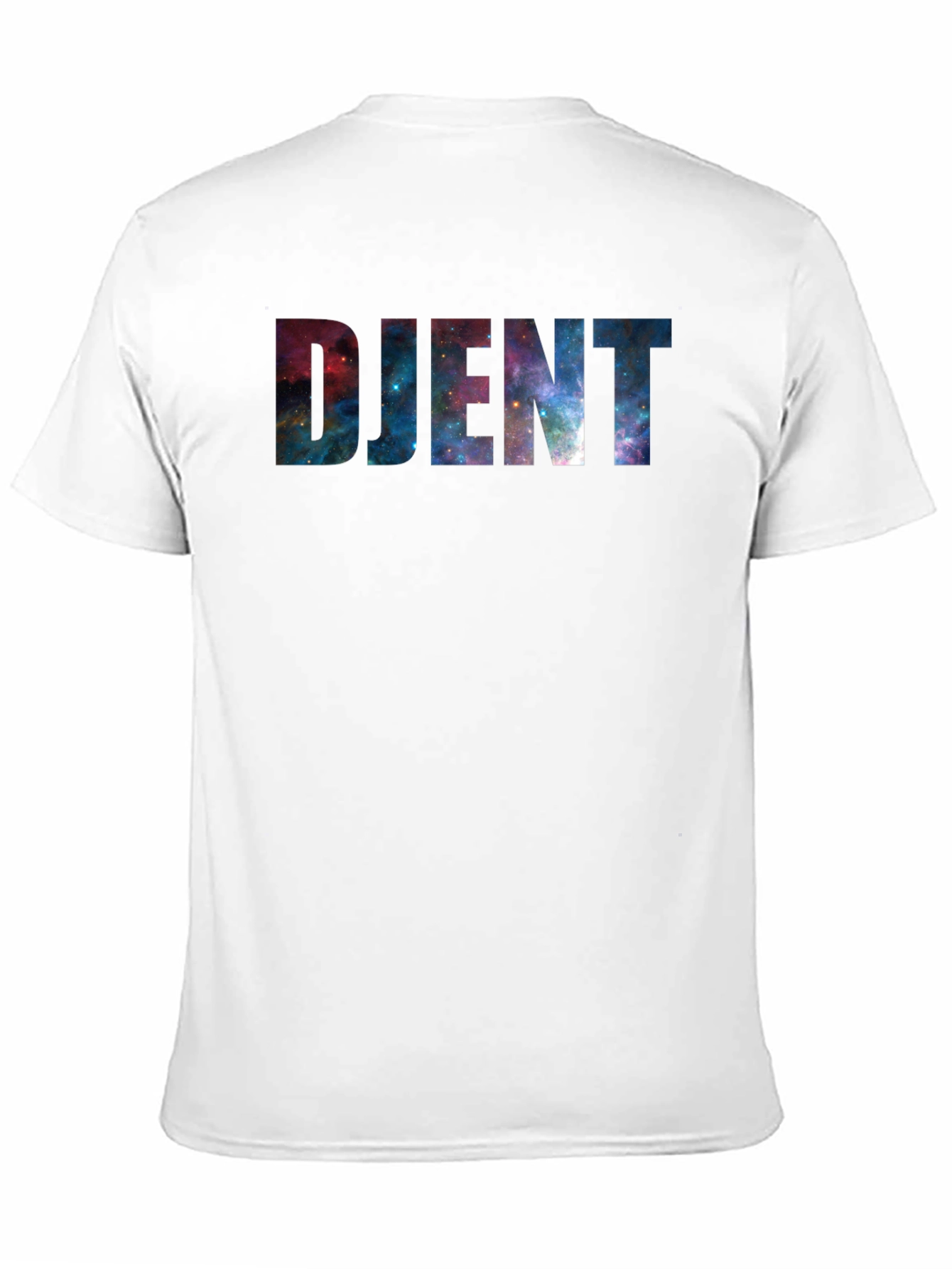 Djent Galaxy Print Black T-Shirt