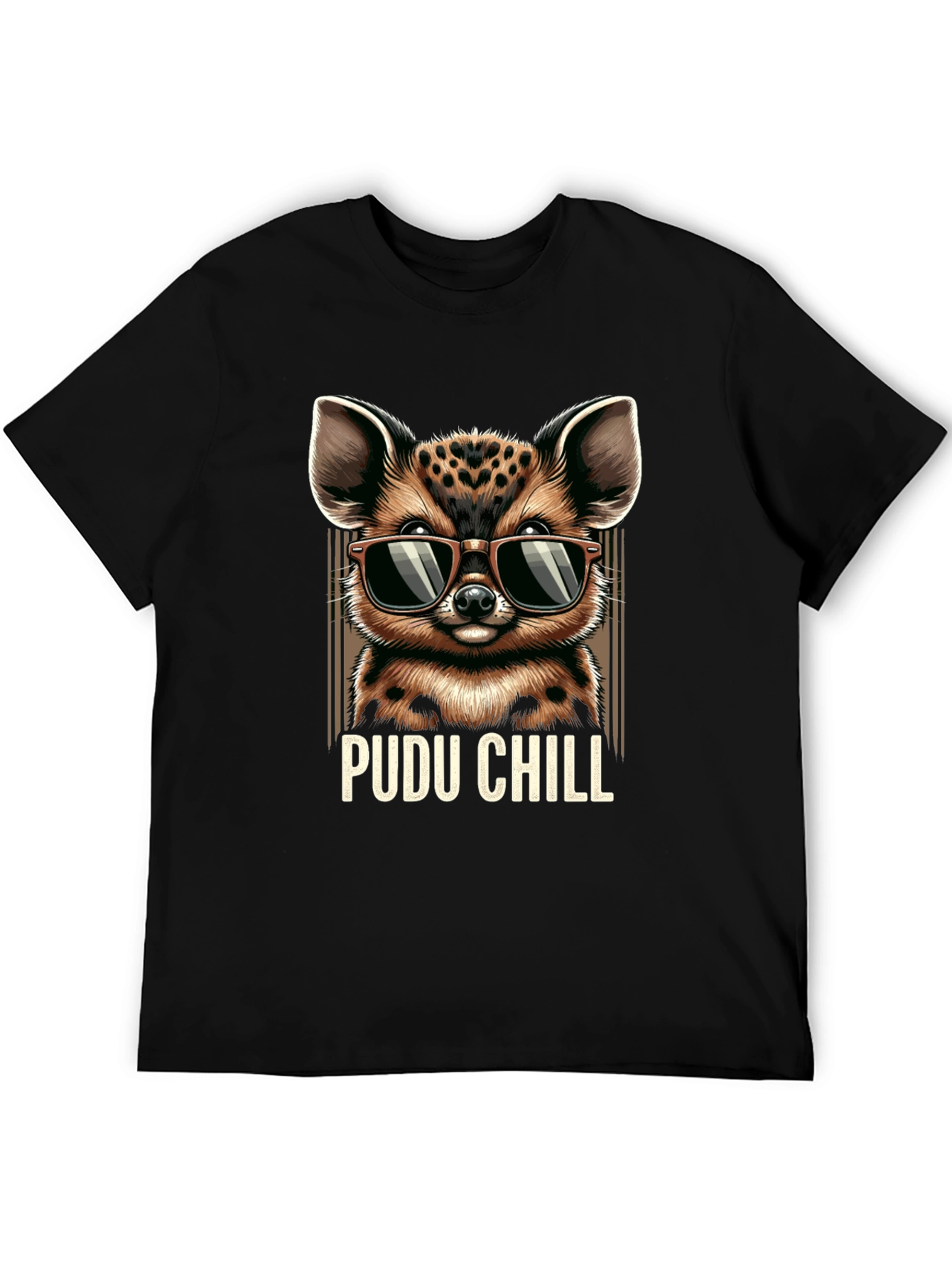 Pudu Chill T-Shirt - Cool Animal Graphic Tee