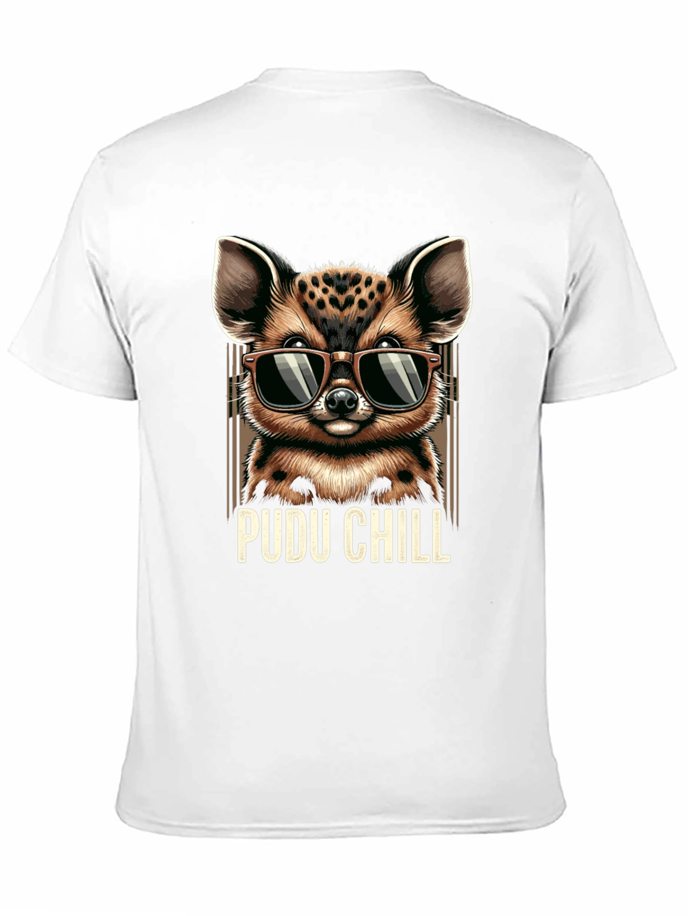 Pudu Chill T-Shirt - Cool Animal Graphic Tee
