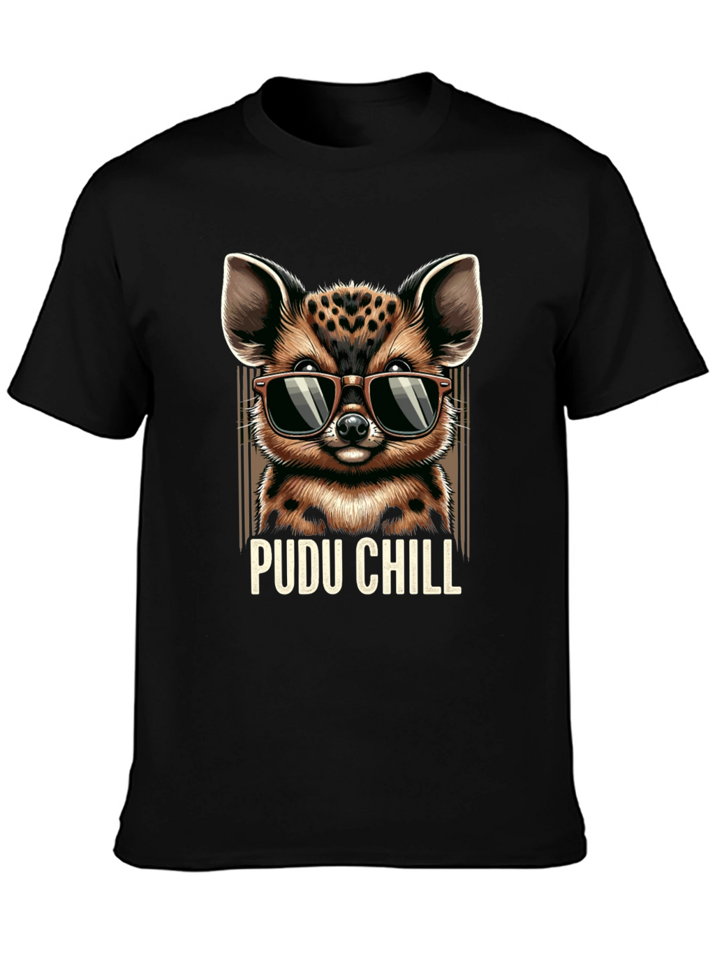 Pudu Chill T-Shirt - Cool Animal Graphic Tee