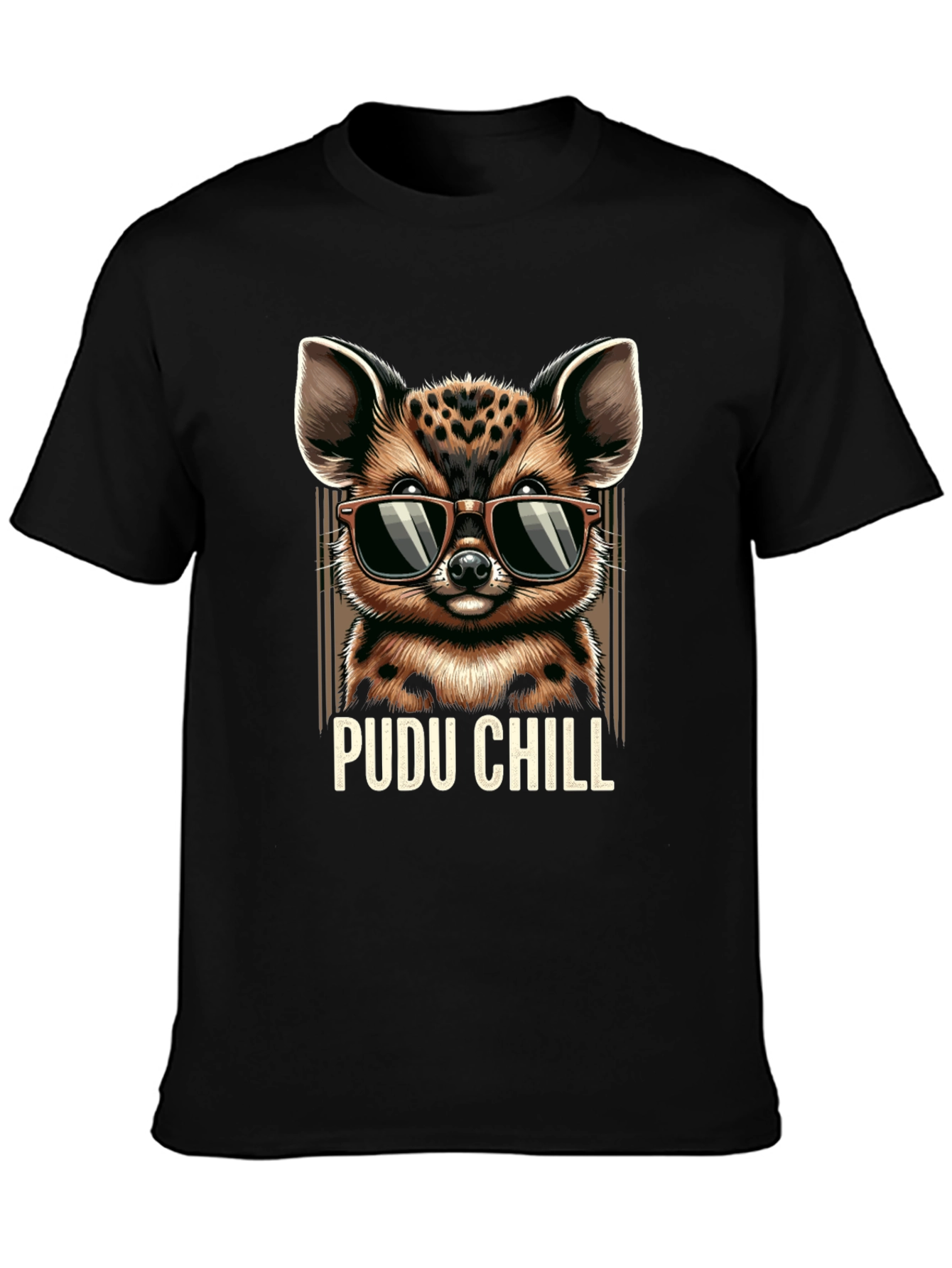 Pudu Chill T-Shirt - Cool Animal Graphic Tee