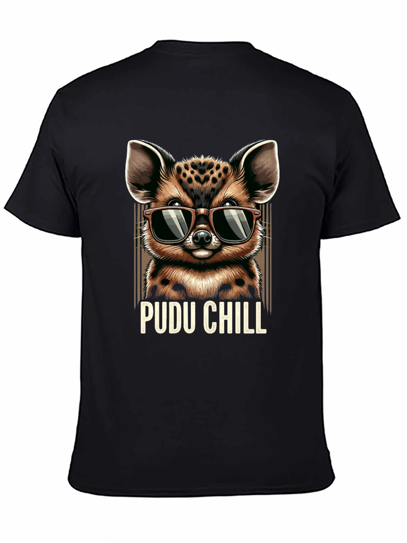 Pudu Chill T-Shirt - Cool Animal Graphic Tee