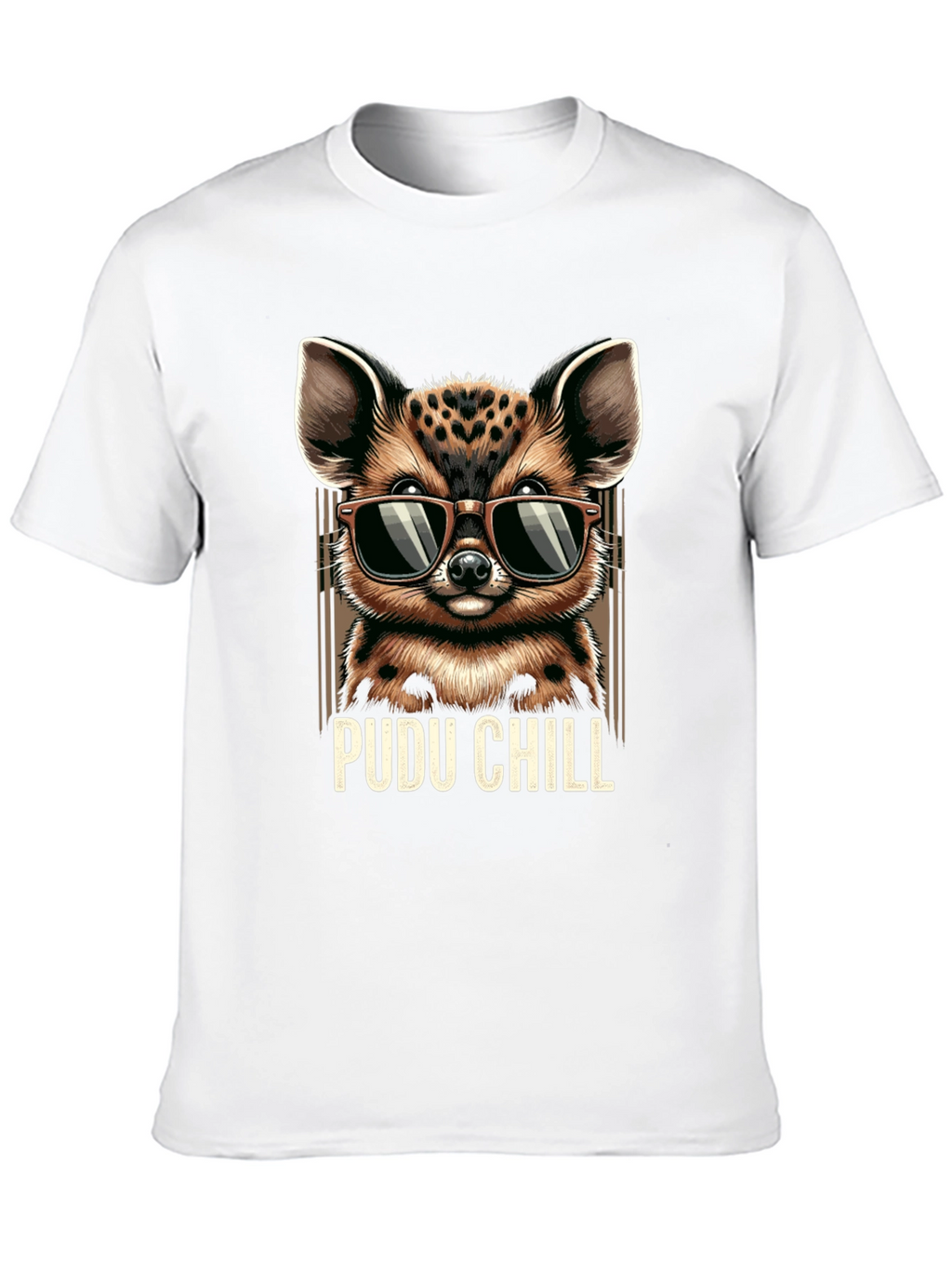 Pudu Chill T-Shirt - Cool Animal Graphic Tee