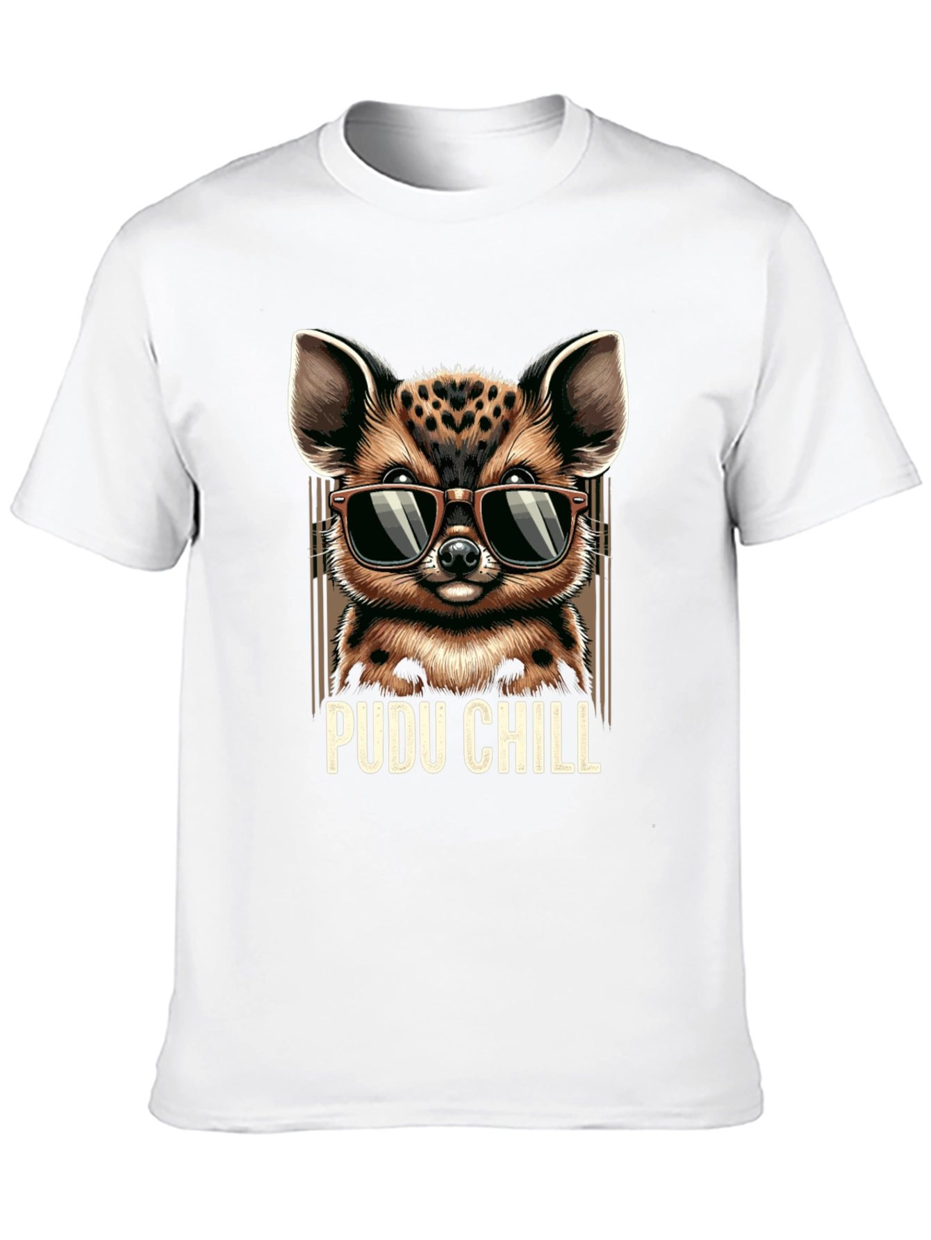 Pudu Chill T-Shirt - Cool Animal Graphic Tee