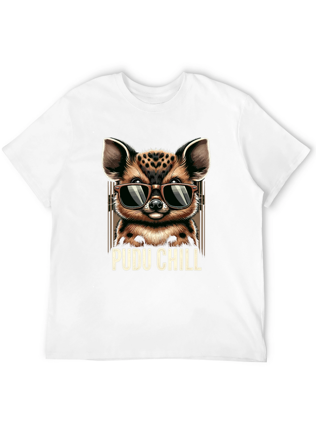 Pudu Chill T-Shirt - Cool Animal Graphic Tee