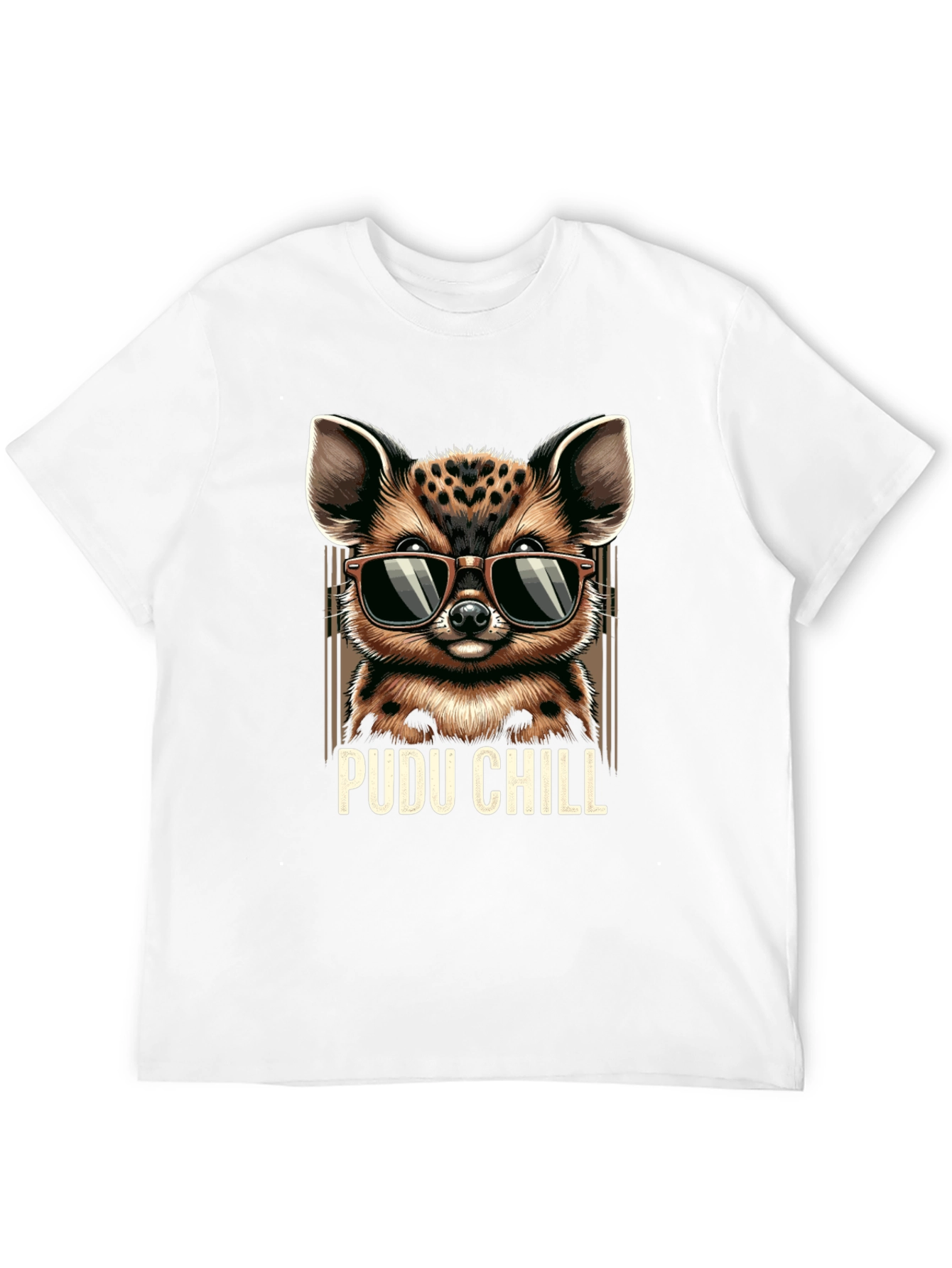Pudu Chill T-Shirt - Cool Animal Graphic Tee