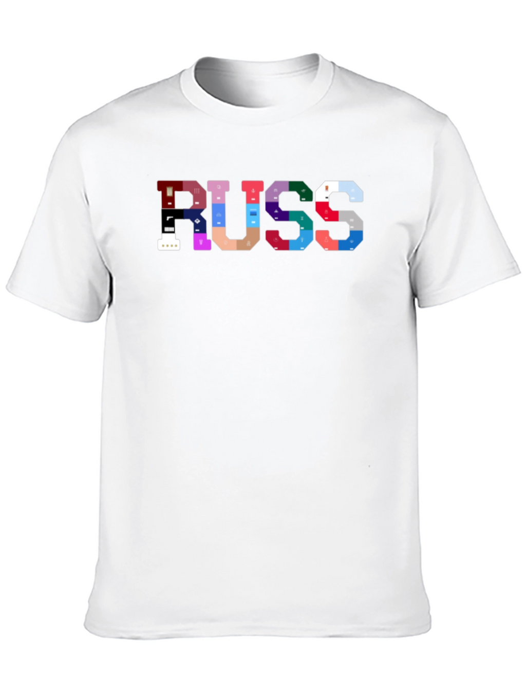 RUSS Graphic Tee - Stylish Musician Inspired T-Shirt