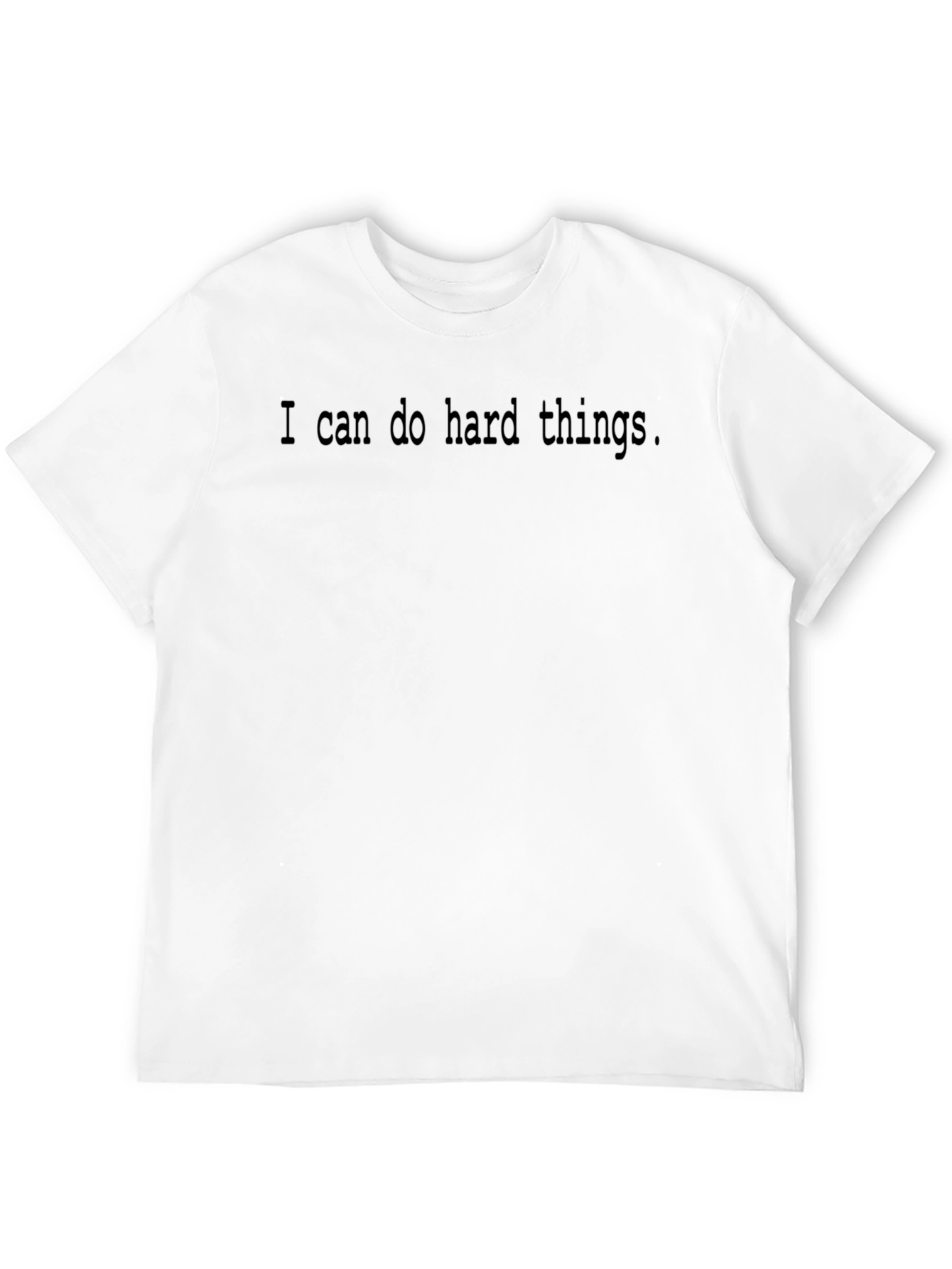 I Can Do Hard Things Black T-Shirt